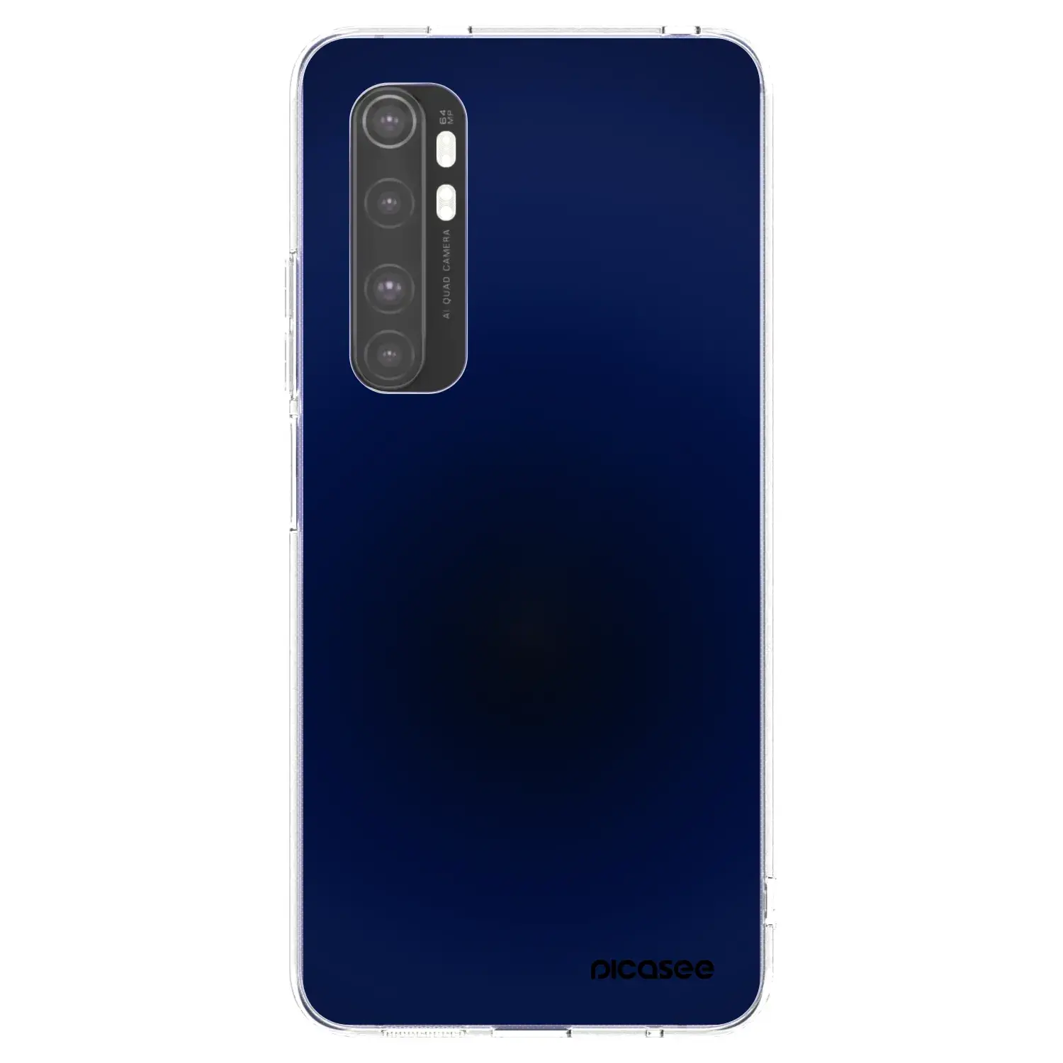 Silikonový průhledný obal pro Xiaomi Mi Note 10 Lite - Deep Ocean