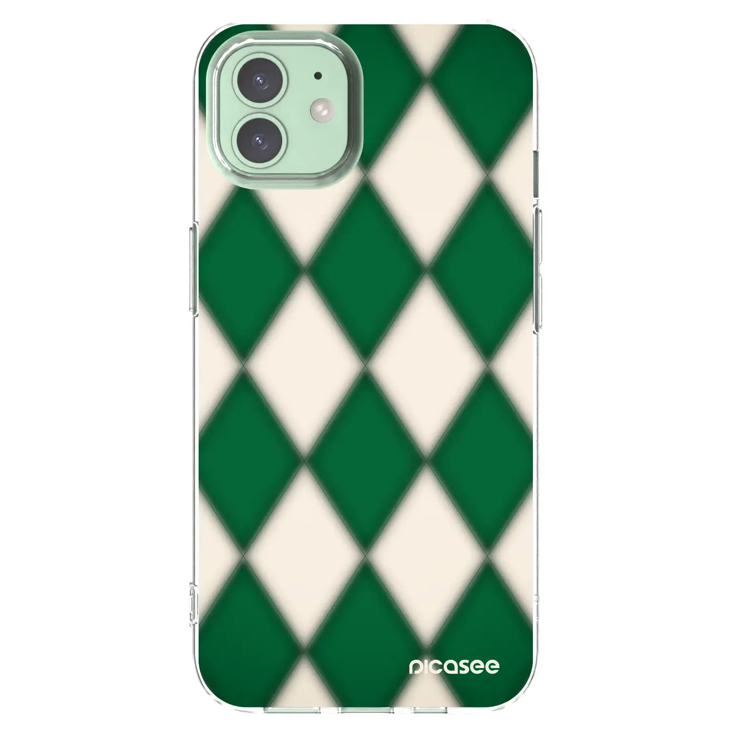 Silikonový průhledný obal pro Apple iPhone 12 Pro - Emerald Diamond