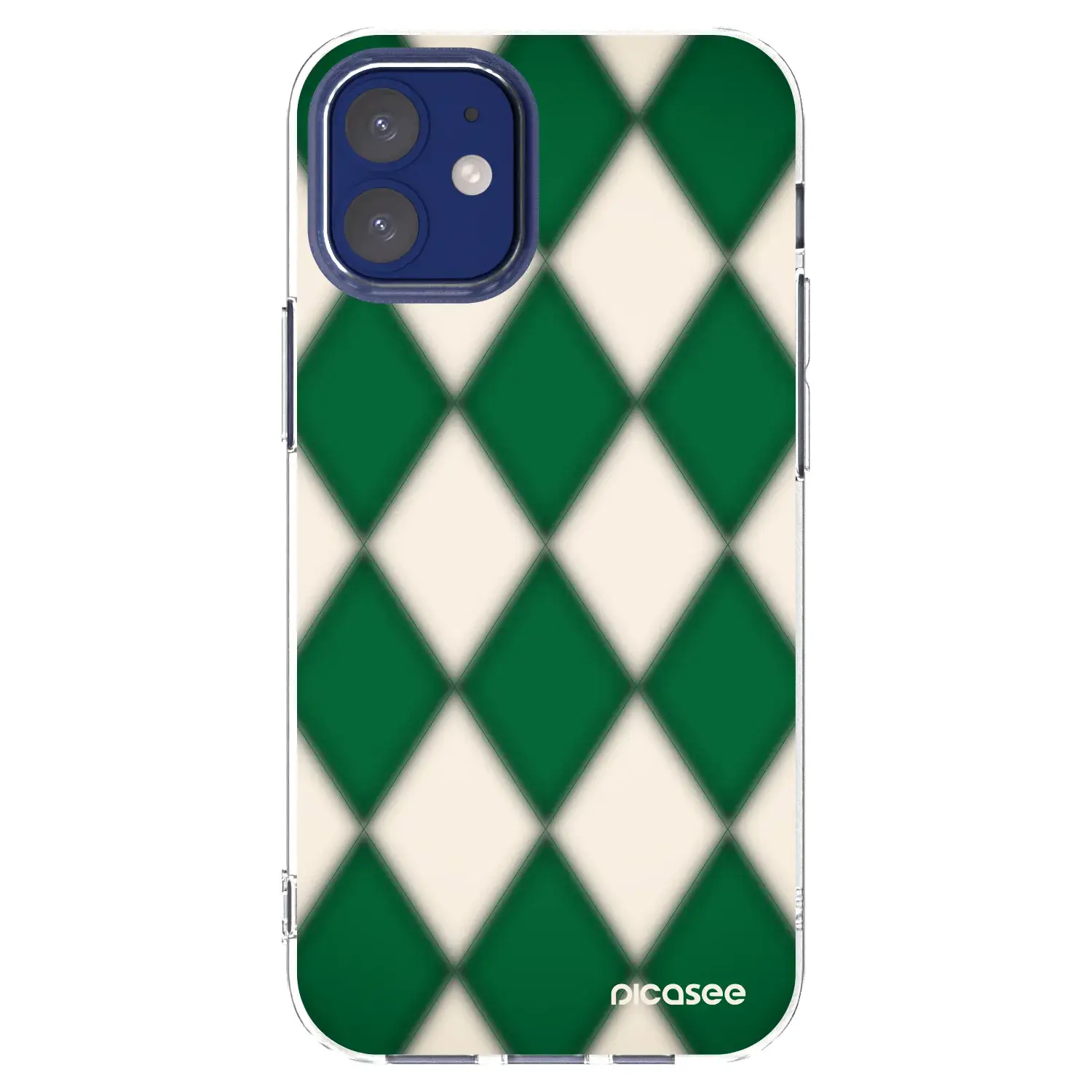 Silikonový průhledný obal pro Apple iPhone 12 mini - Emerald Diamond