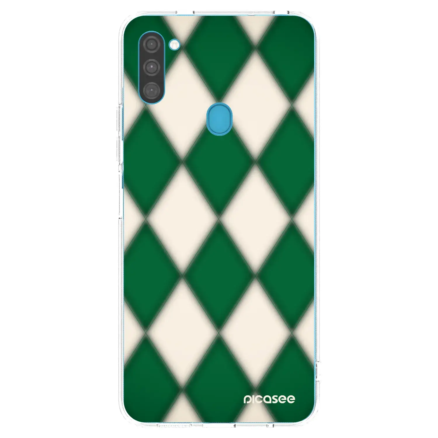 Silikonový průhledný obal pro Samsung Galaxy M11 - Emerald Diamond