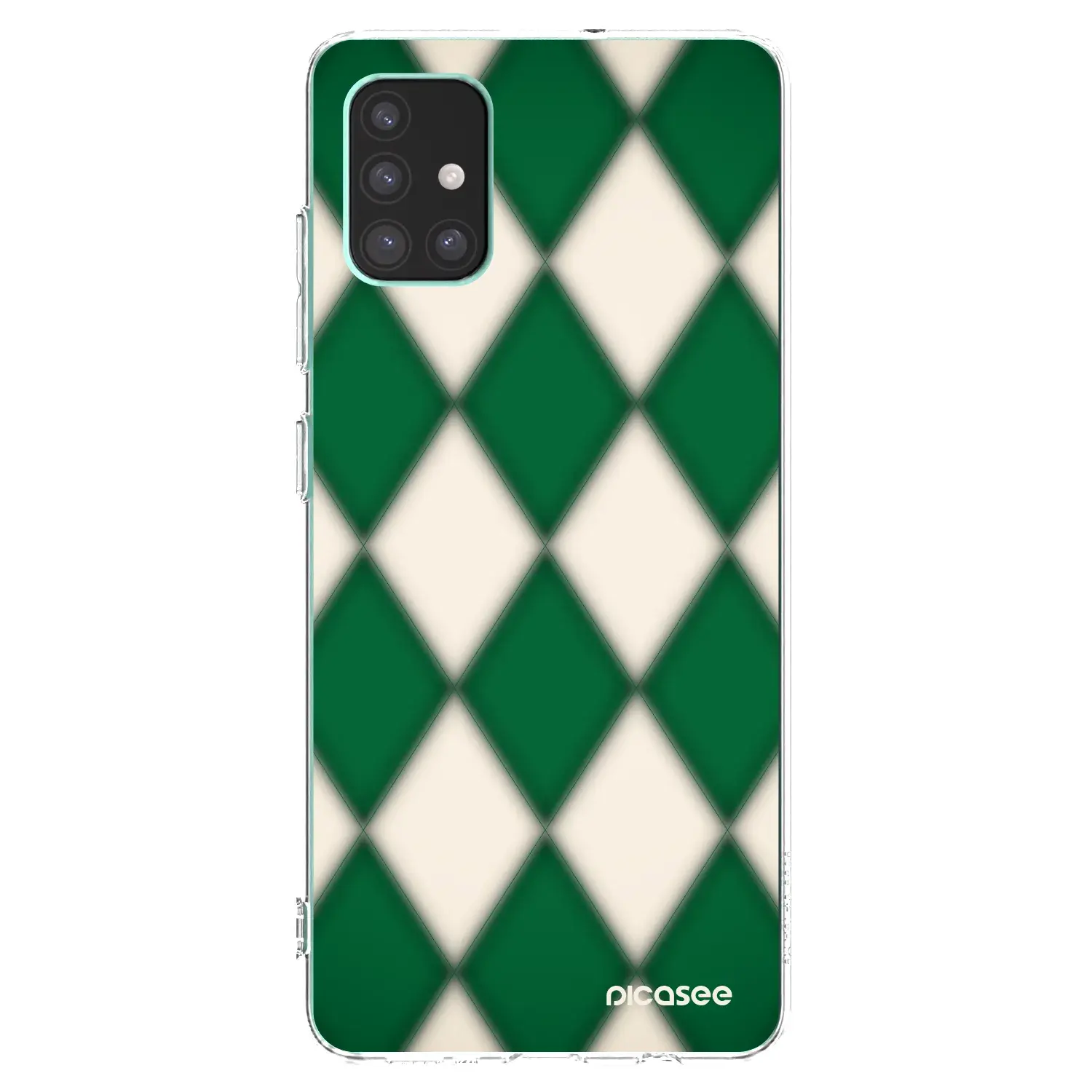 Silikonový průhledný obal pro Samsung Galaxy M51 M515F - Emerald Diamond