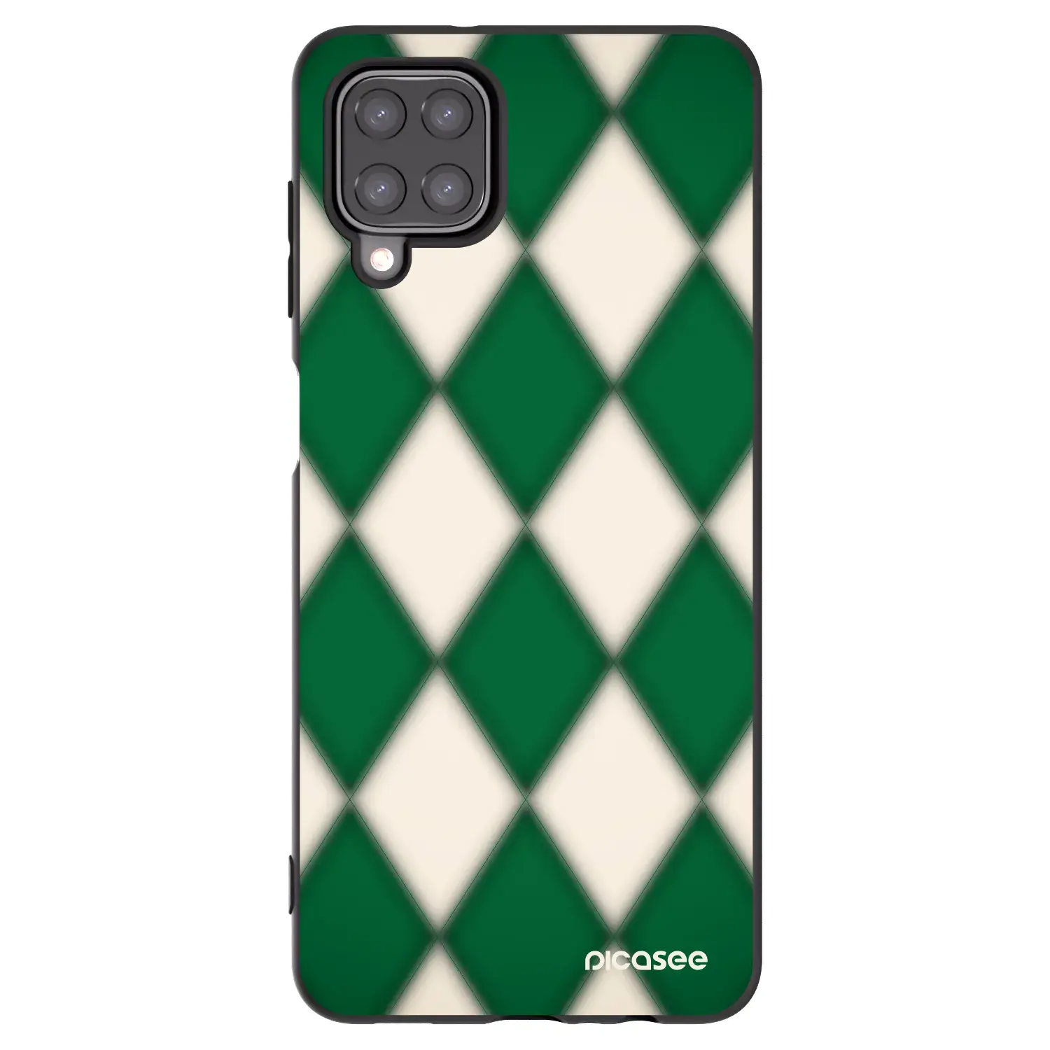 Silikonový černý obal pro Samsung Galaxy A12 A125F - Emerald Diamond