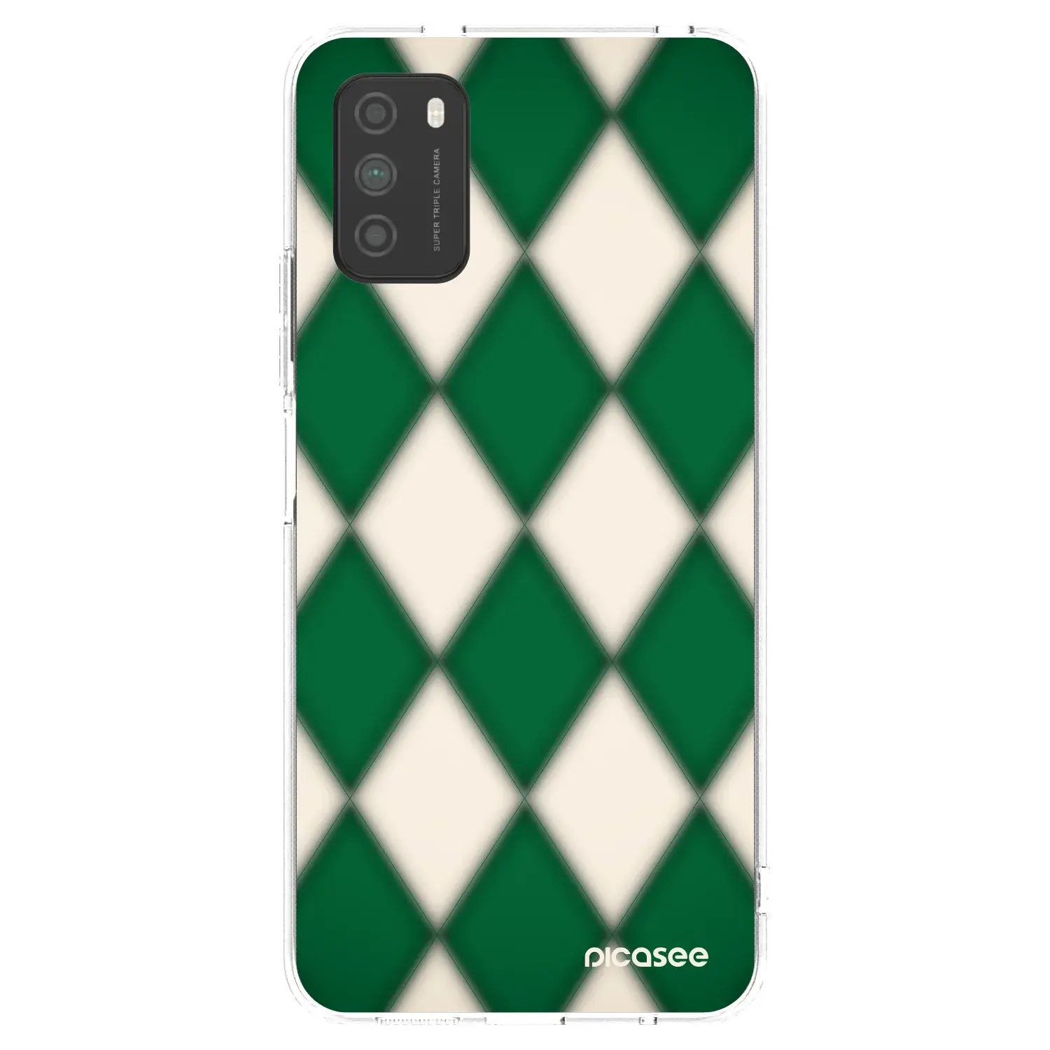Silikonový průhledný obal pro Xiaomi Poco M3 - Emerald Diamond