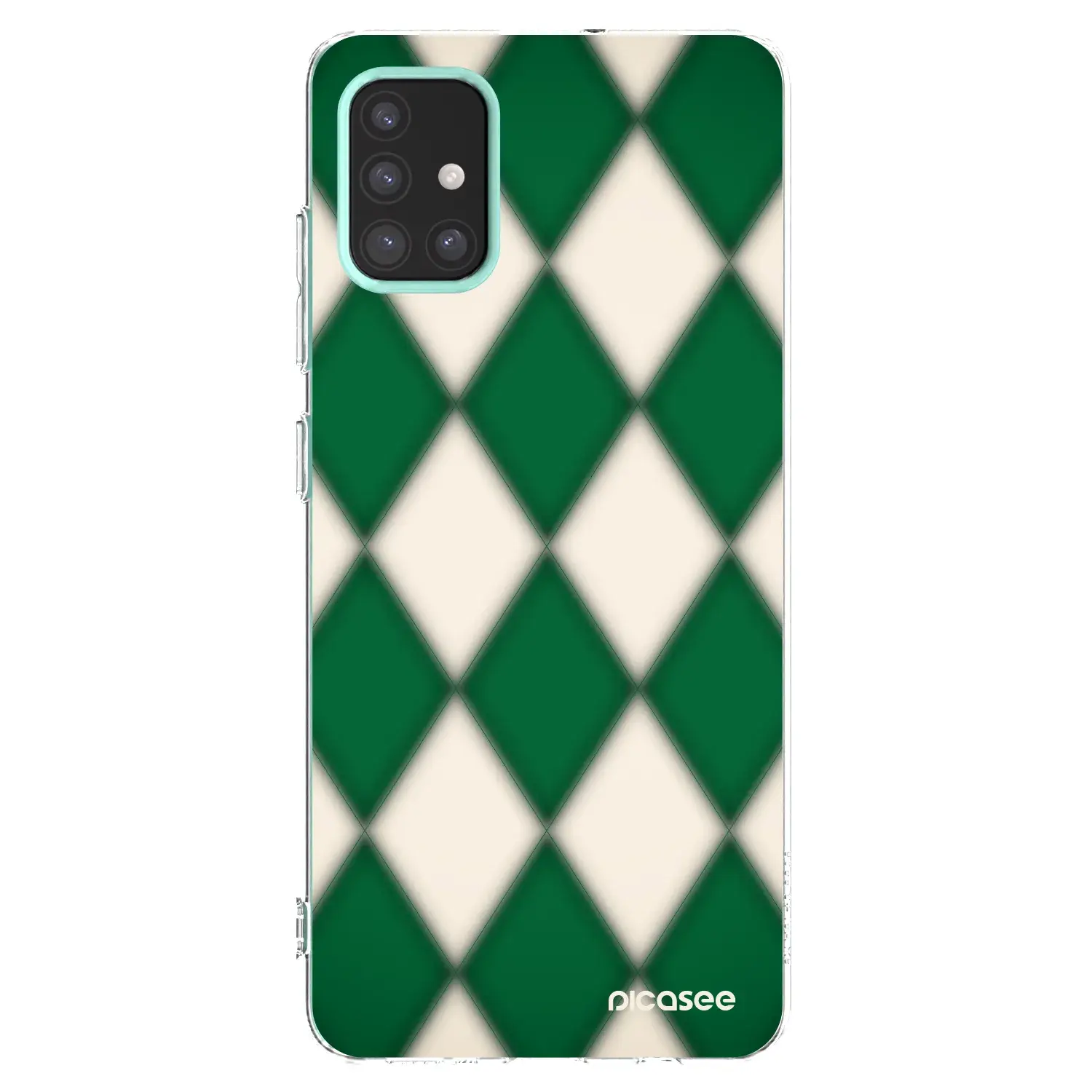 Silikonový průhledný obal pro Samsung Galaxy M31s - Emerald Diamond