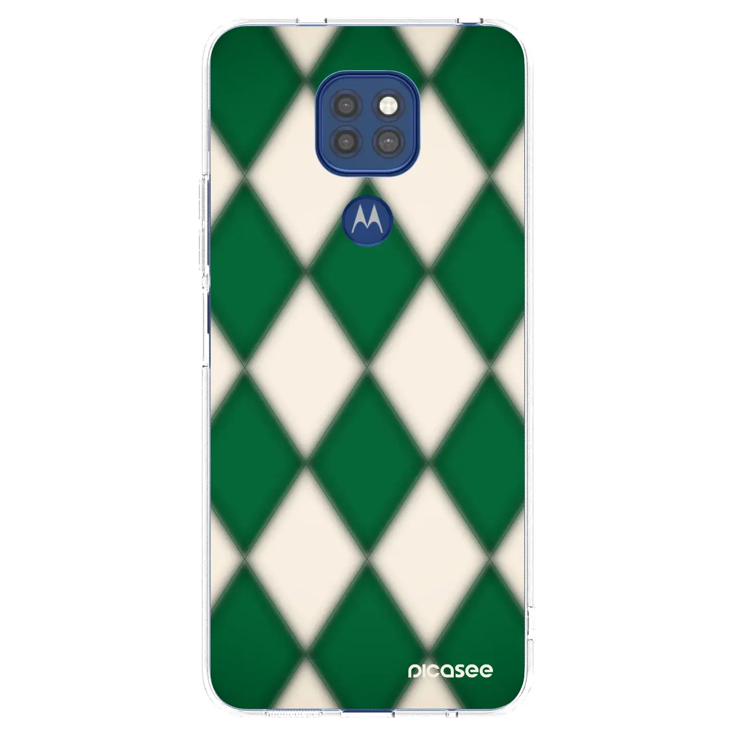 Silikonový průhledný obal pro Motorola Moto G9 Play - Emerald Diamond