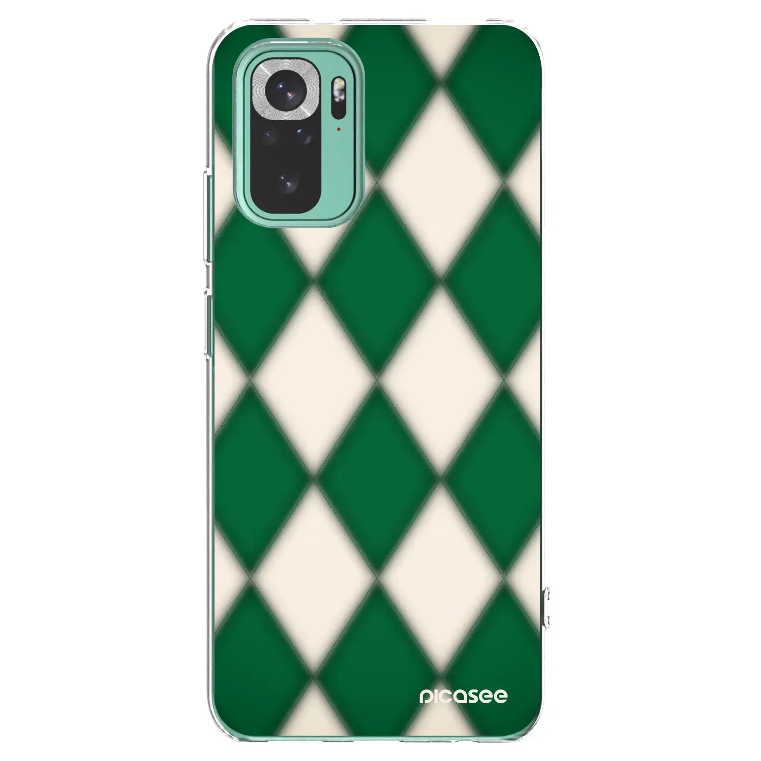 Silikonový průhledný obal pro Xiaomi Redmi Note 10 Pro - Emerald Diamond
