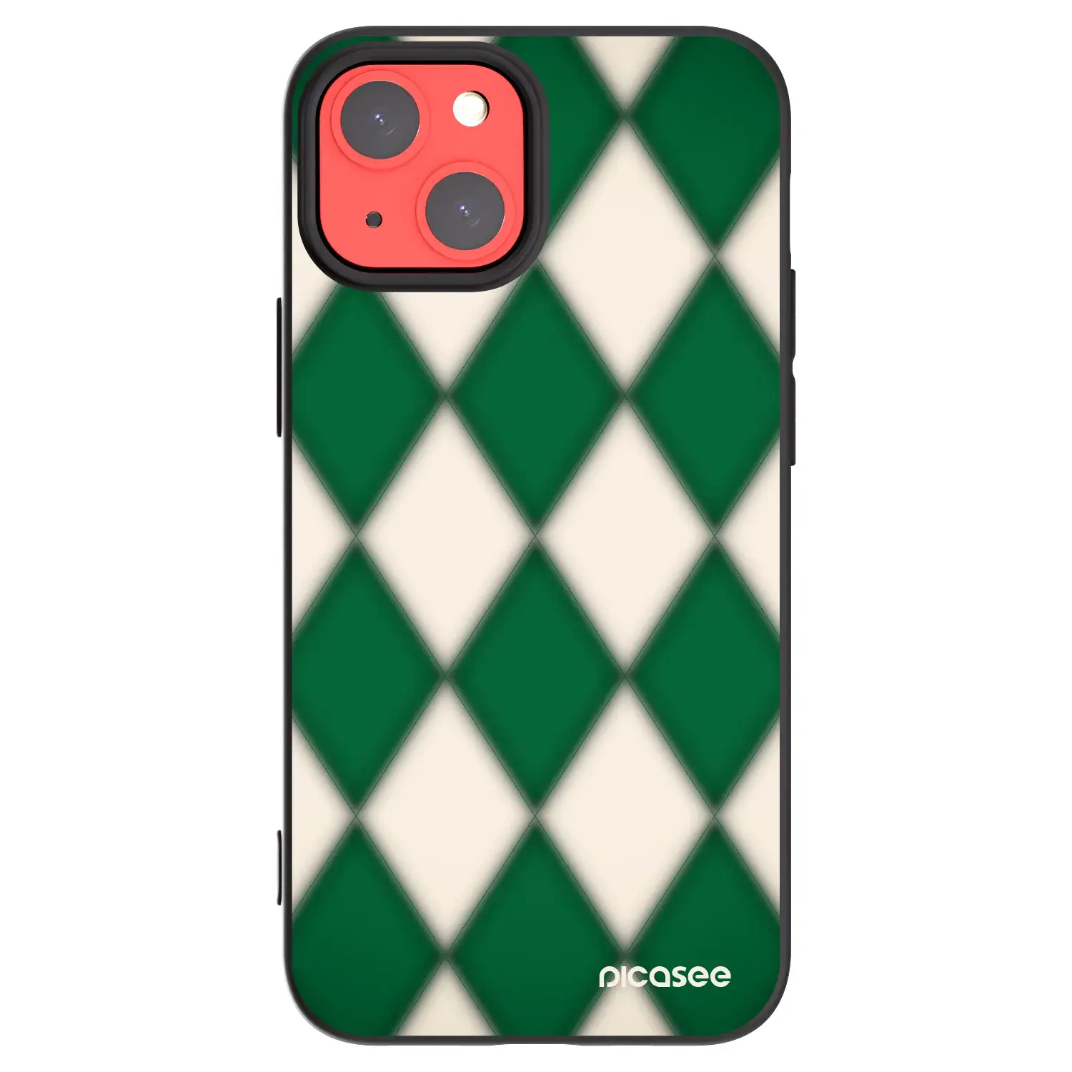 Silikonový černý obal pro Apple iPhone 13 mini - Emerald Diamond