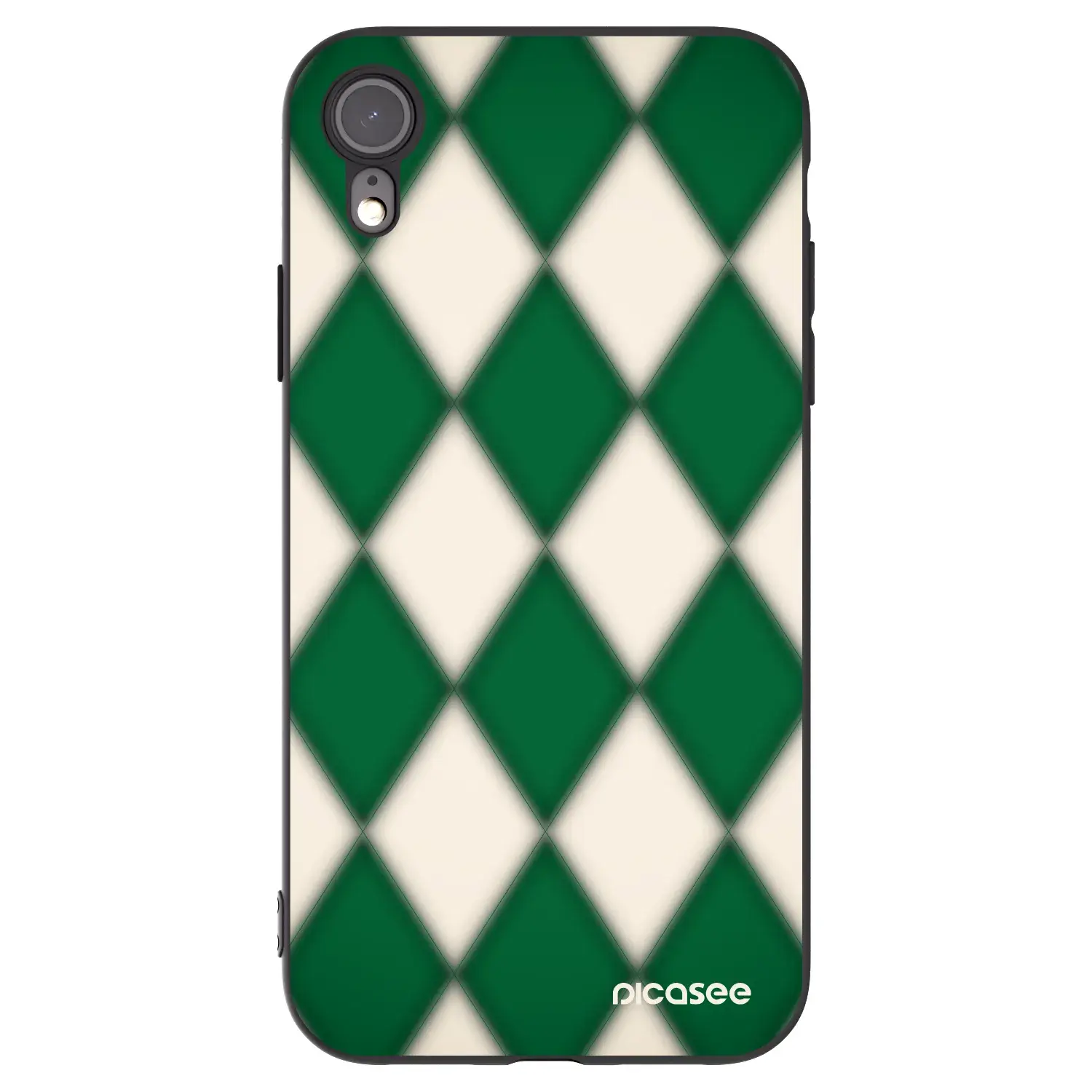Silikonový černý obal pro Apple iPhone XR - Emerald Diamond