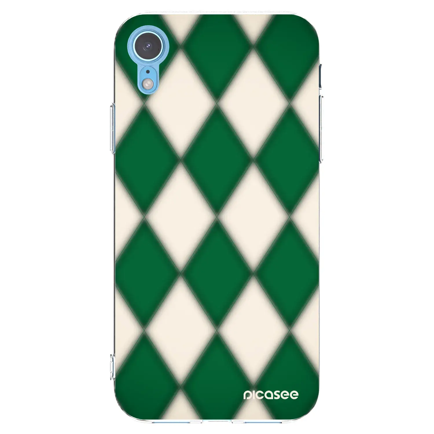 Silikonový průhledný obal pro Apple iPhone XR - Emerald Diamond