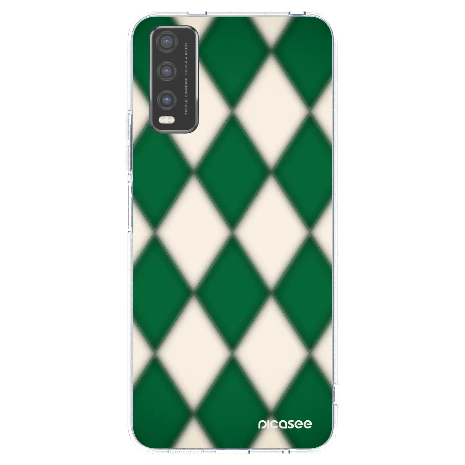 Silikonový průhledný obal pro Vivo Y20s - Emerald Diamond