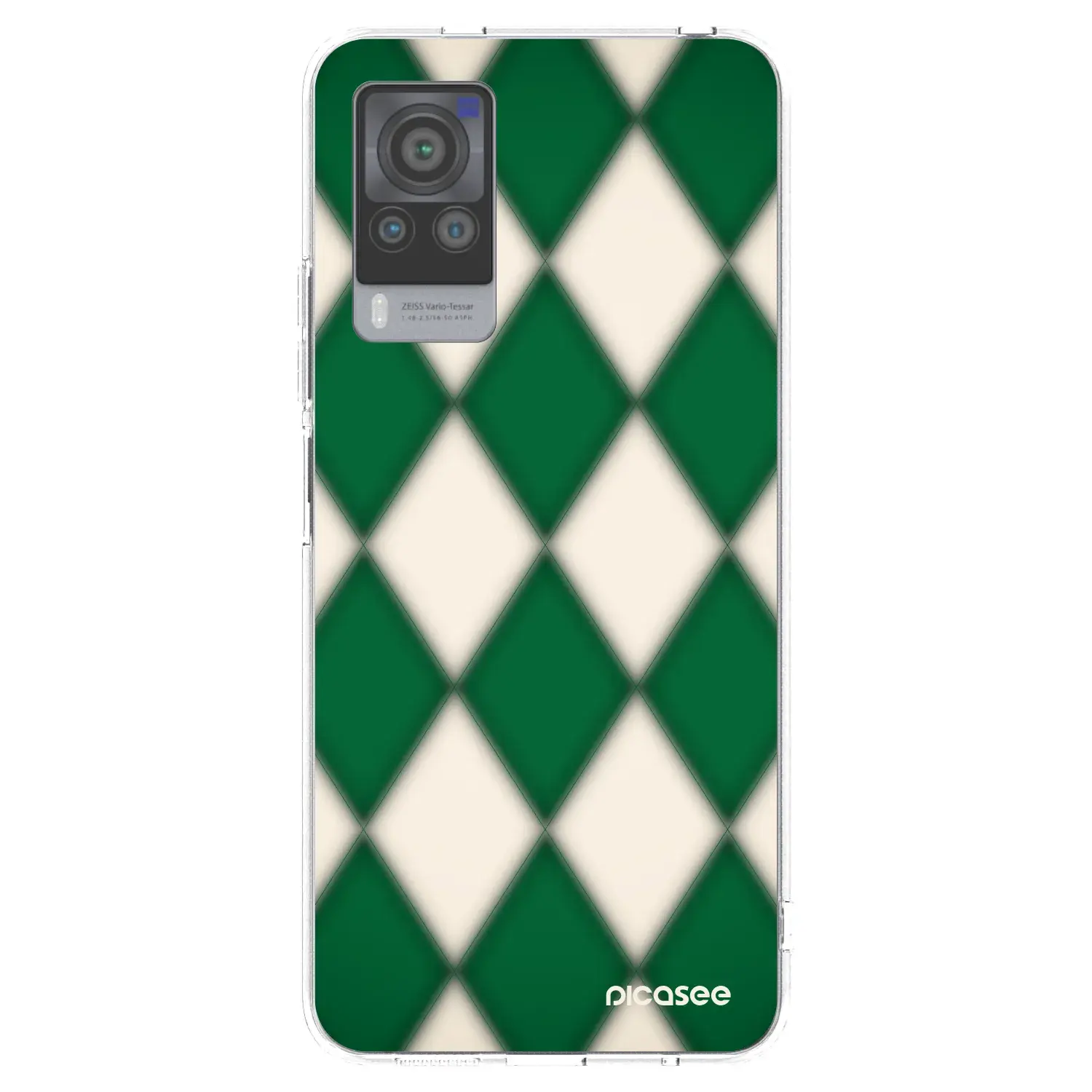 Silikonový průhledný obal pro Vivo X60 Pro 5G - Emerald Diamond