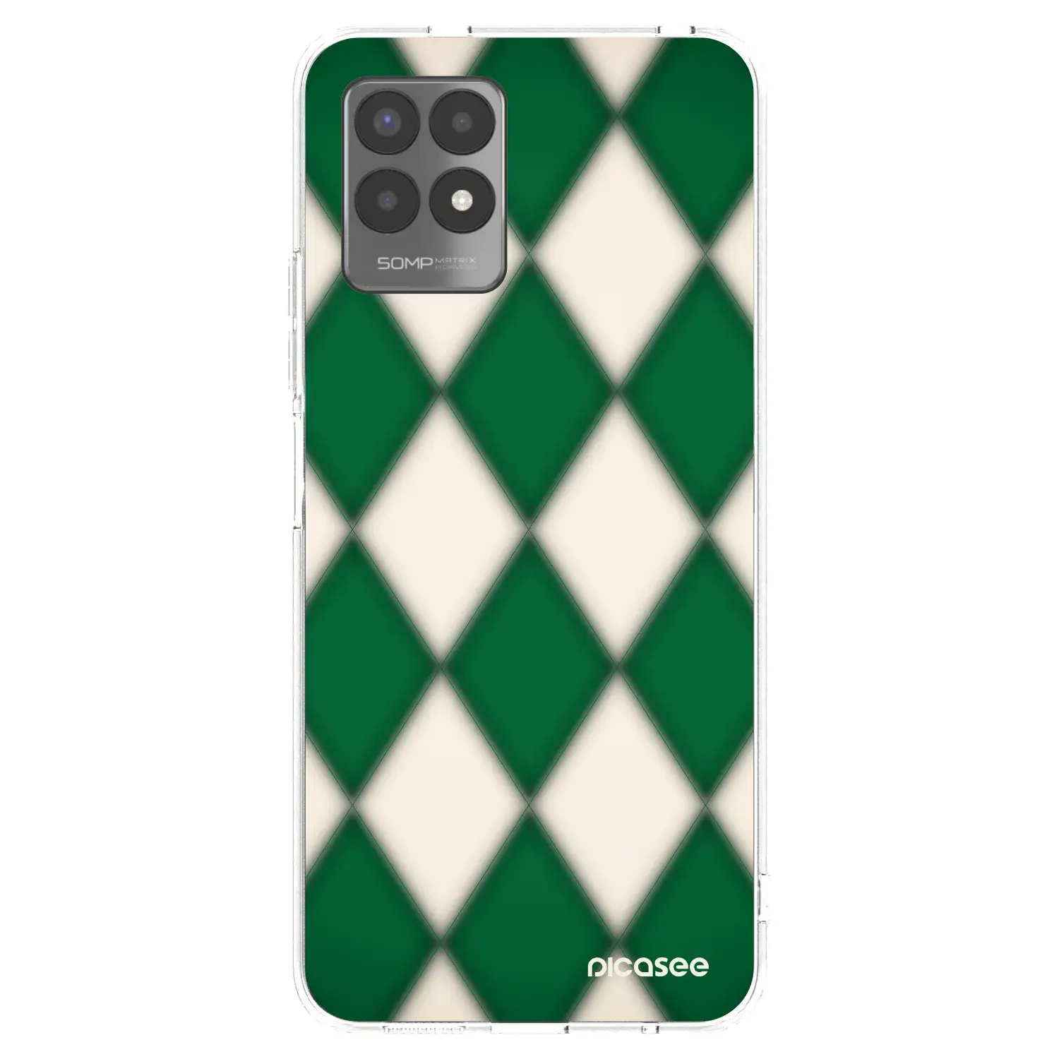 Silikonový průhledný obal pro Realme 8i - Emerald Diamond