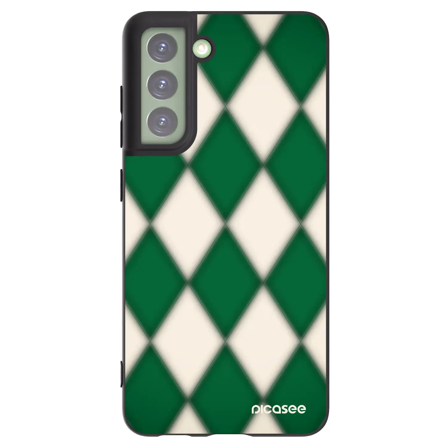 Silikonový černý obal pro Samsung Galaxy S21 FE 5G - Emerald Diamond