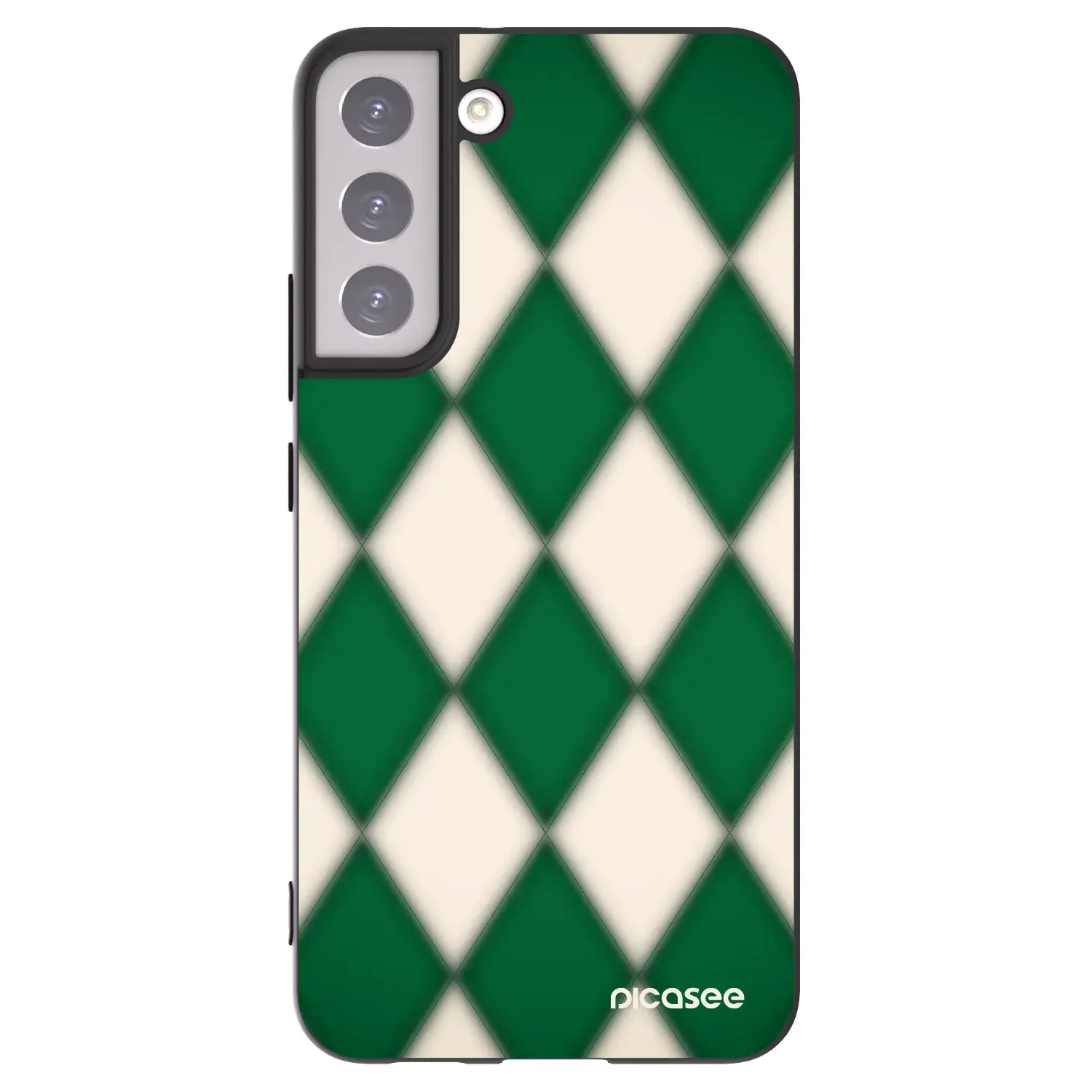 Silikonový černý obal pro Samsung Galaxy S22+ 5G - Emerald Diamond