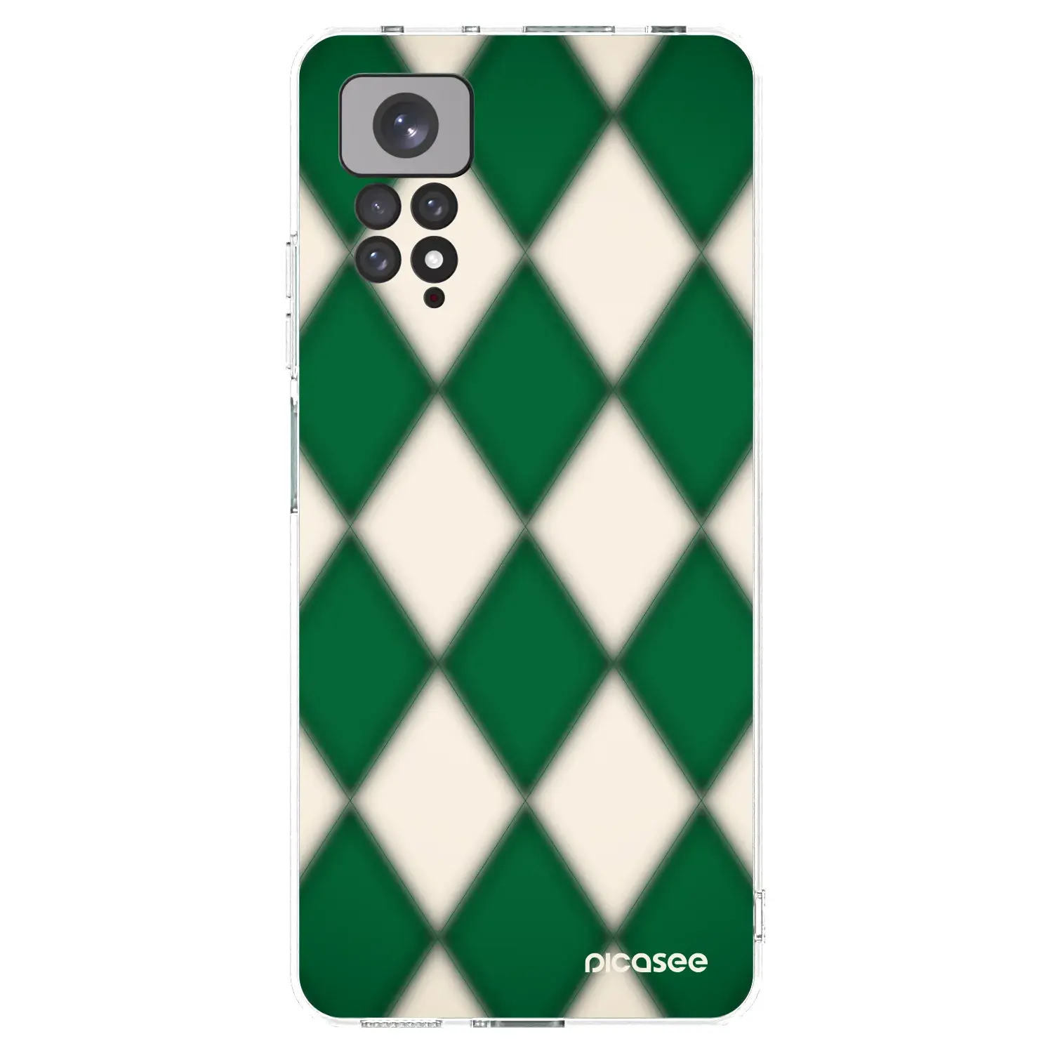 Silikonový průhledný obal pro Xiaomi Redmi Note 11 - Emerald Diamond