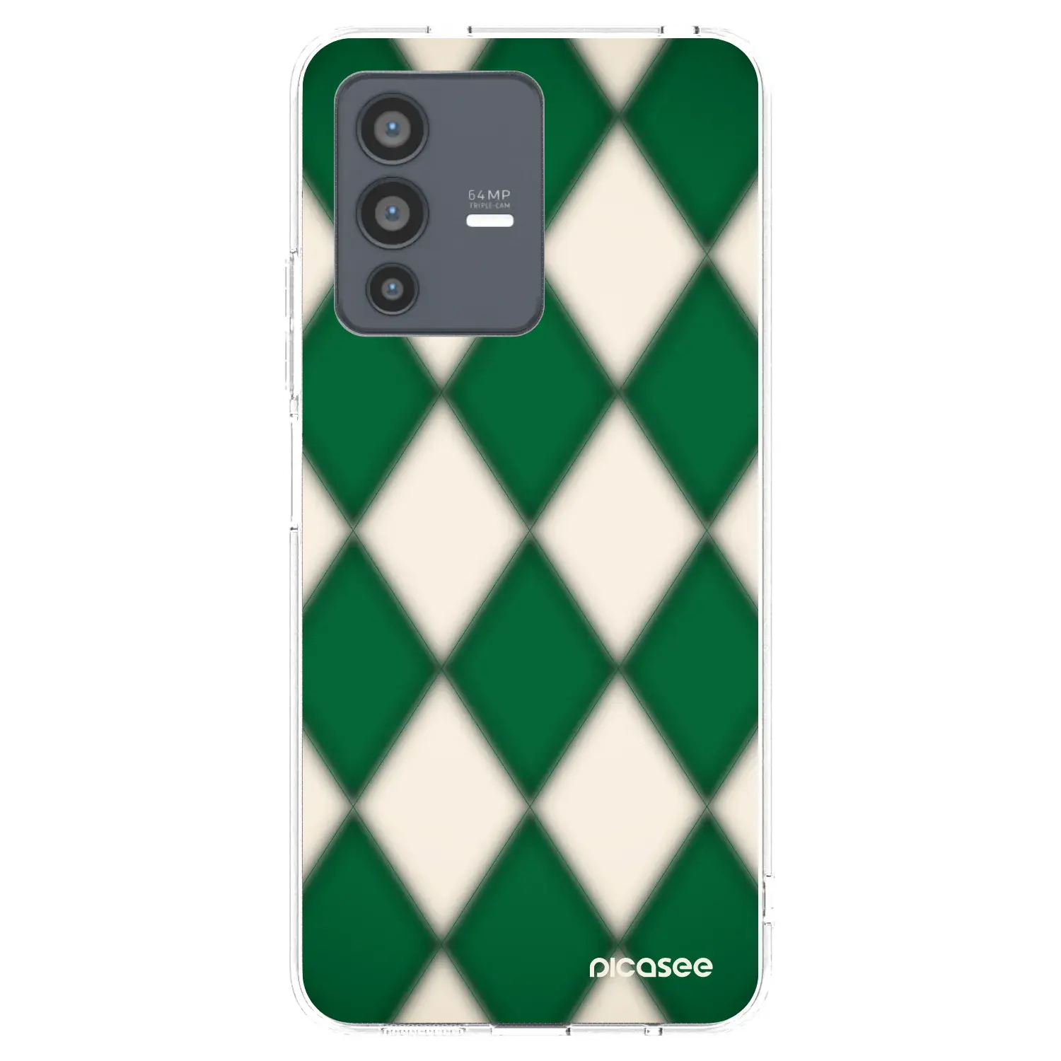Silikonový průhledný obal pro Vivo V23 5G - Emerald Diamond