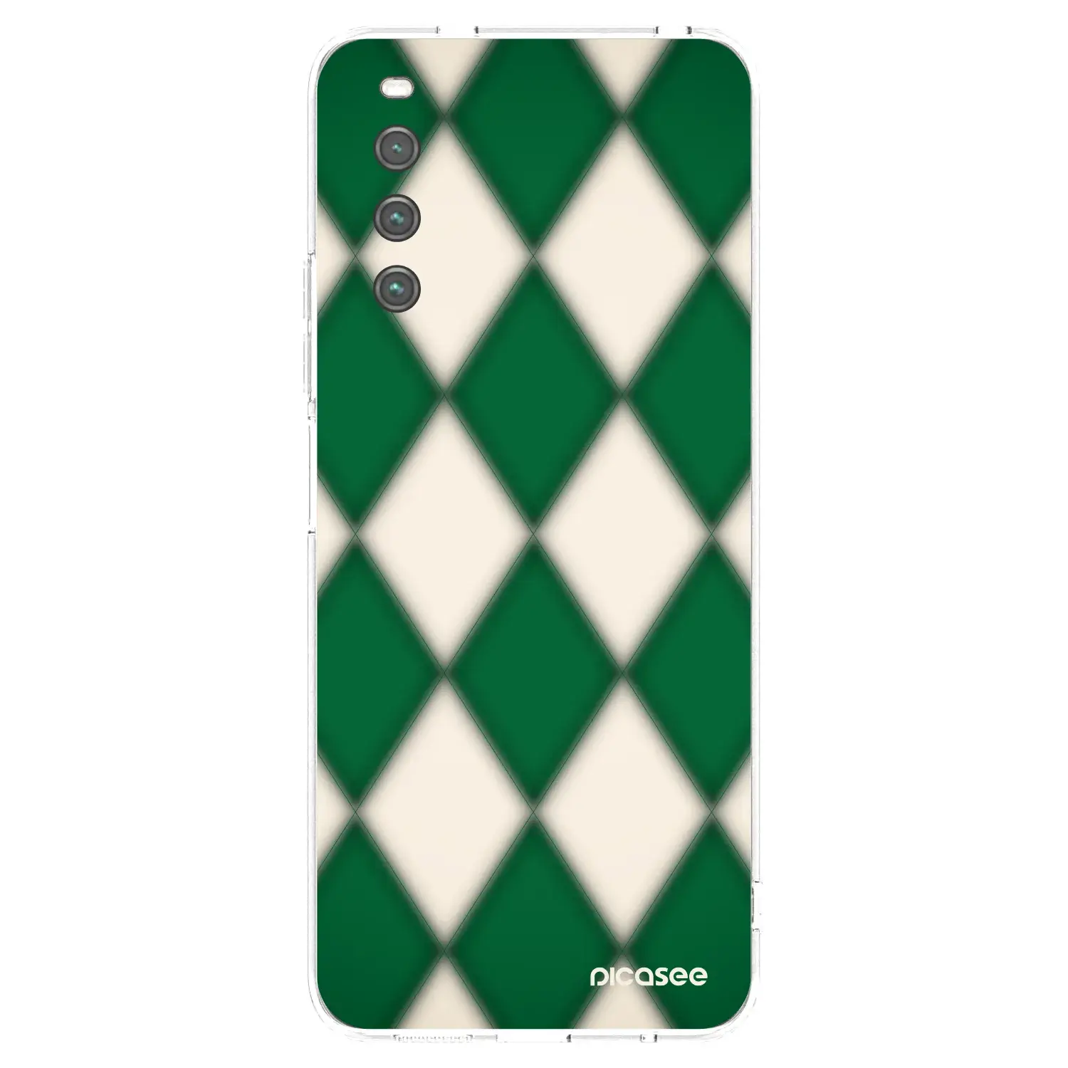 Silikonový průhledný obal pro Sony Xperia 10 IV 5G - Emerald Diamond
