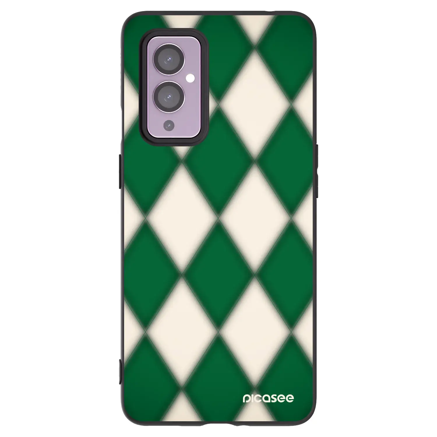 Silikonový černý obal pro OnePlus 9 - Emerald Diamond