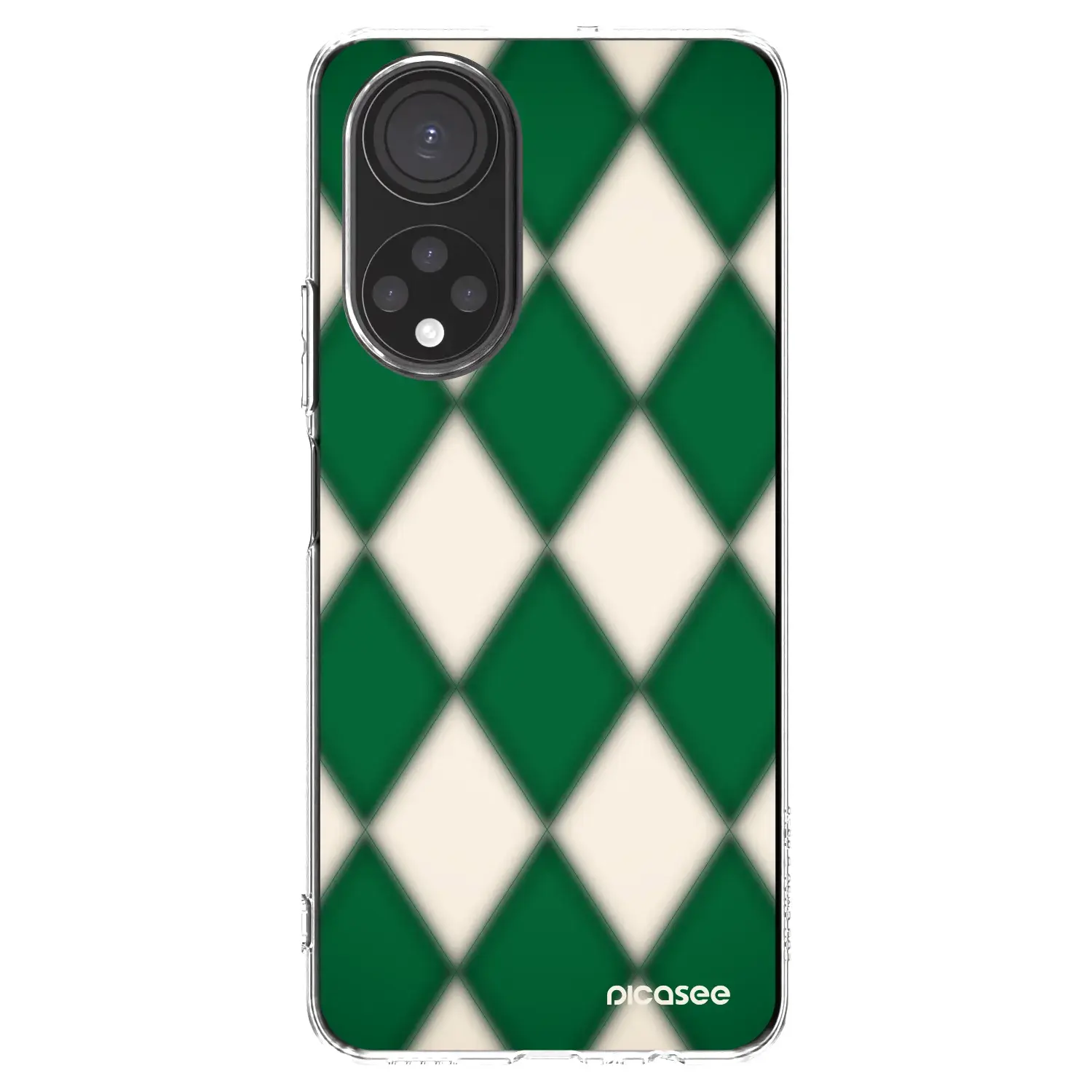 Silikonový průhledný obal pro Honor X7 - Emerald Diamond