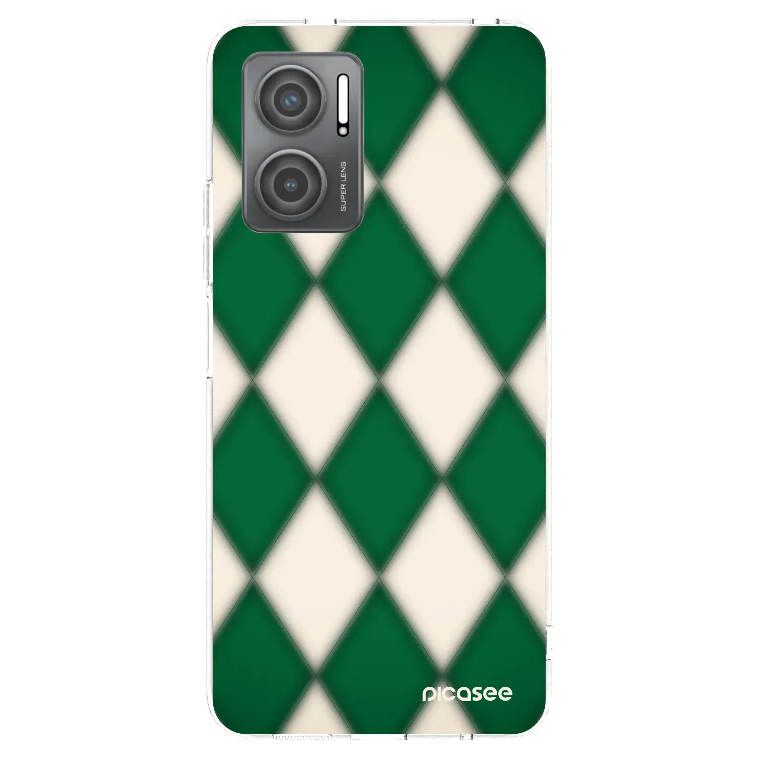 Silikonový průhledný obal pro Xiaomi Redmi 10 5G - Emerald Diamond