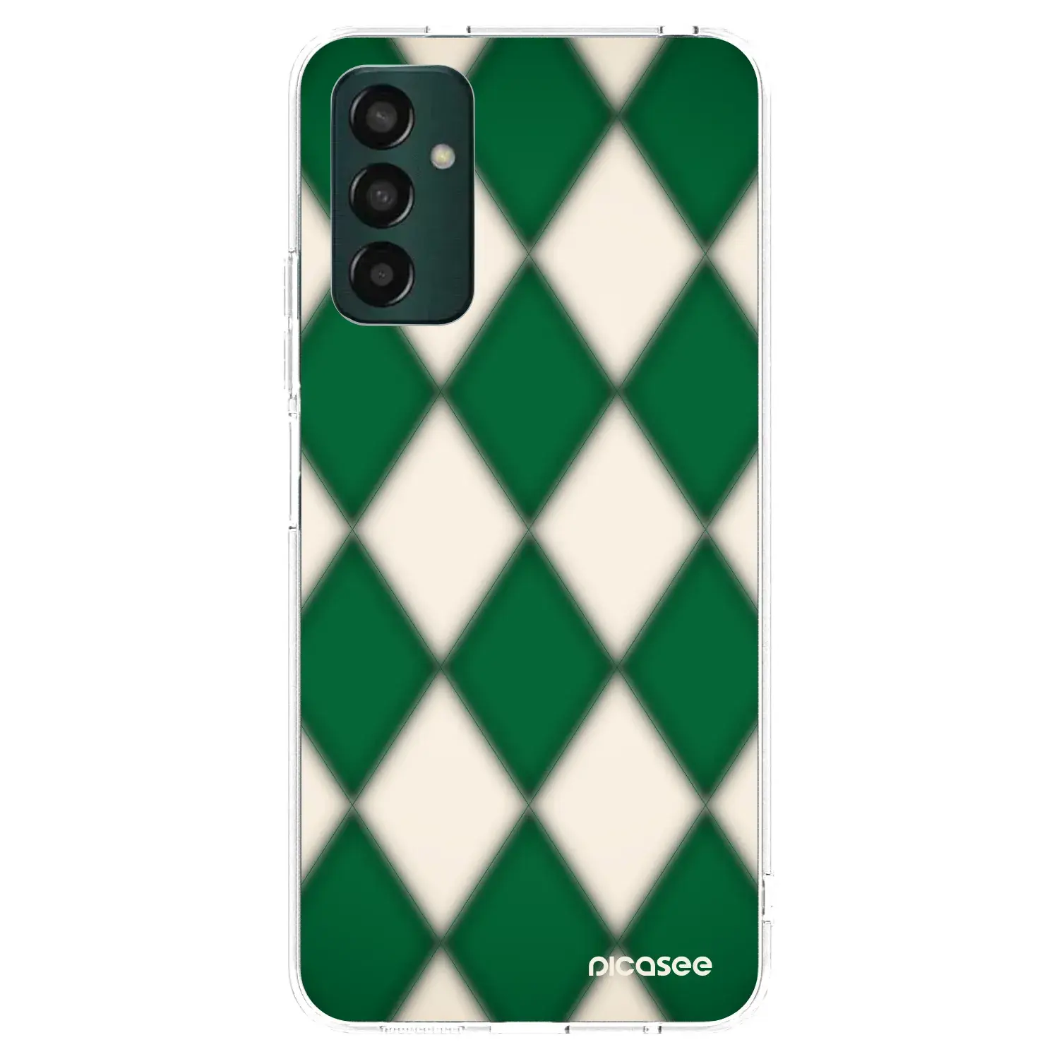 Silikonový průhledný obal pro Samsung Galaxy M23 5G - Emerald Diamond