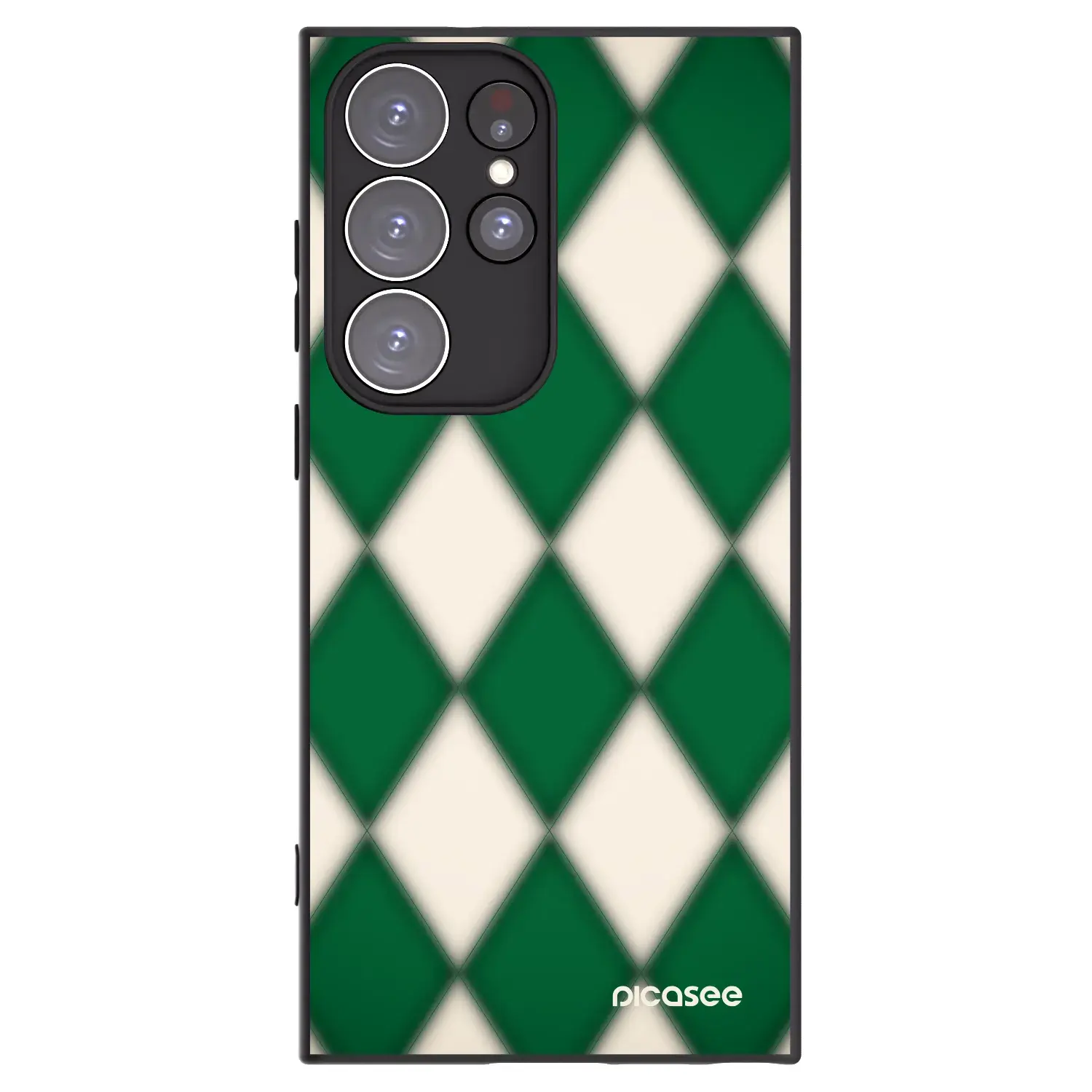 Silikonový černý obal pro Samsung Galaxy S23 Ultra 5G - Emerald Diamond