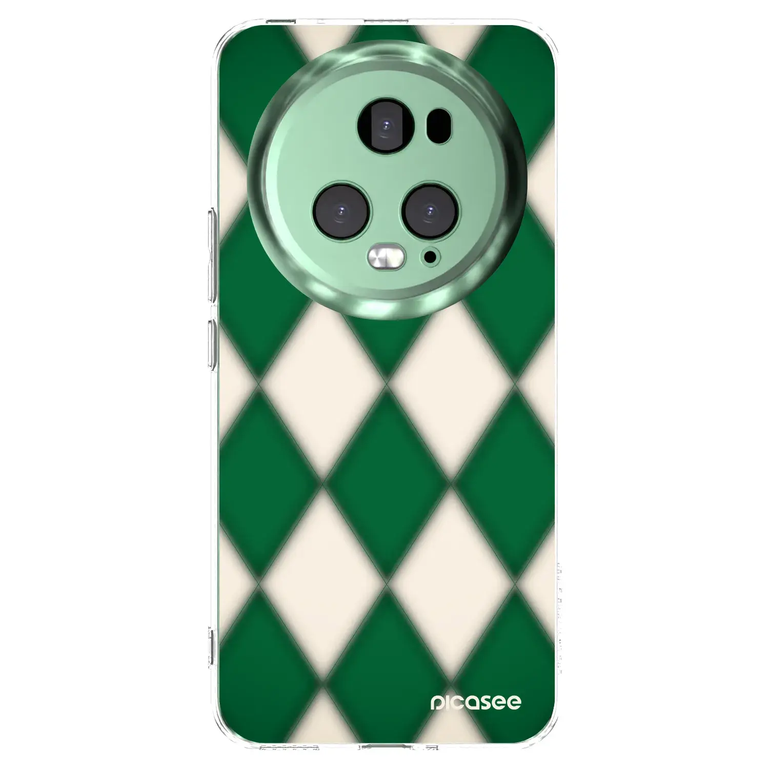 Silikonový průhledný obal pro Honor Magic5 Pro - Emerald Diamond