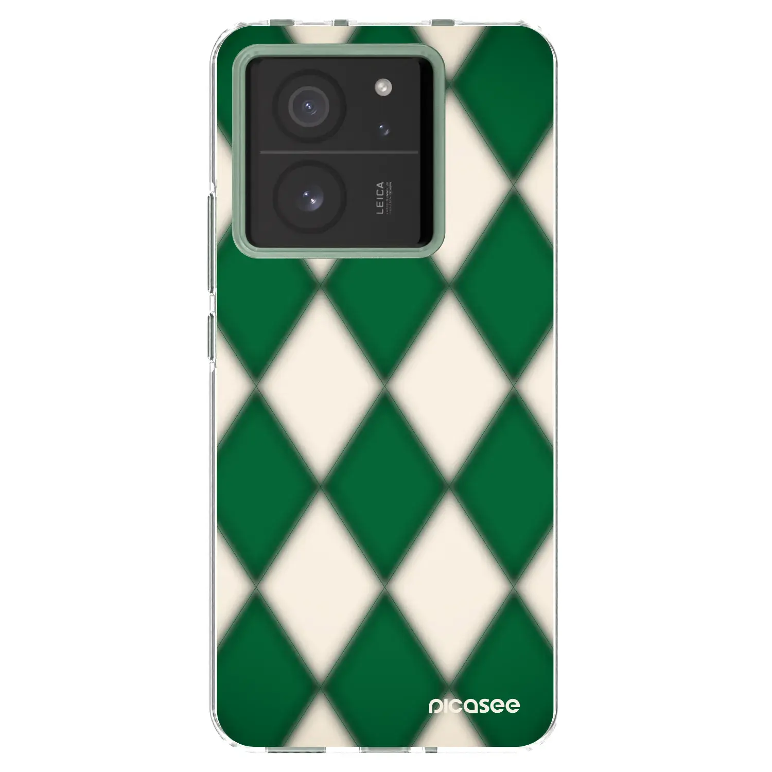 Silikonový průhledný obal pro Xiaomi 13T Pro - Emerald Diamond