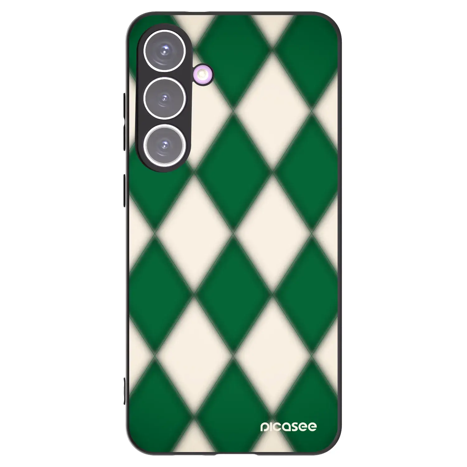 Silikonový černý obal pro Samsung Galaxy S24+ S926B 5G - Emerald Diamond