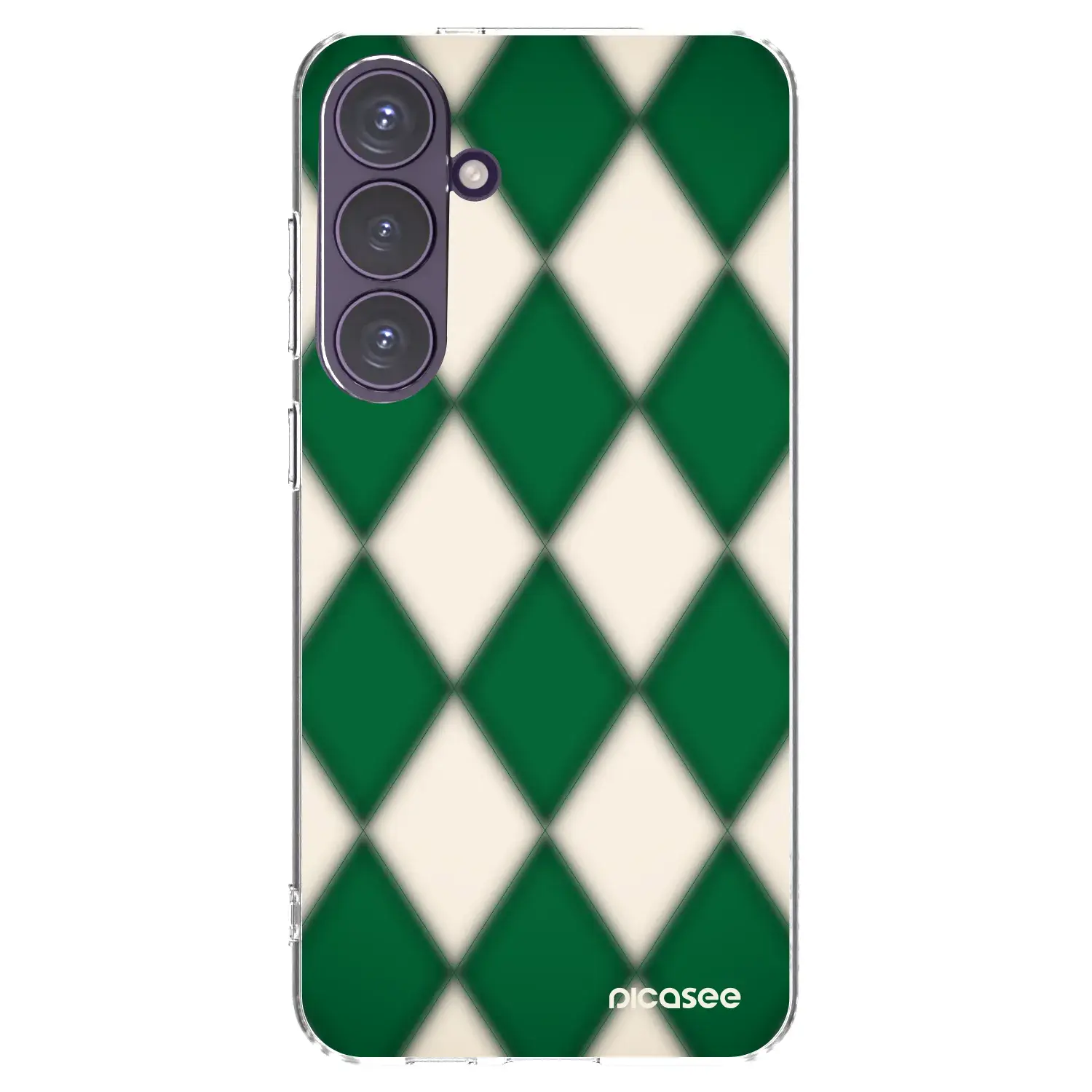 Silikonový průhledný obal pro Samsung Galaxy S24+ S926B 5G - Emerald Diamond