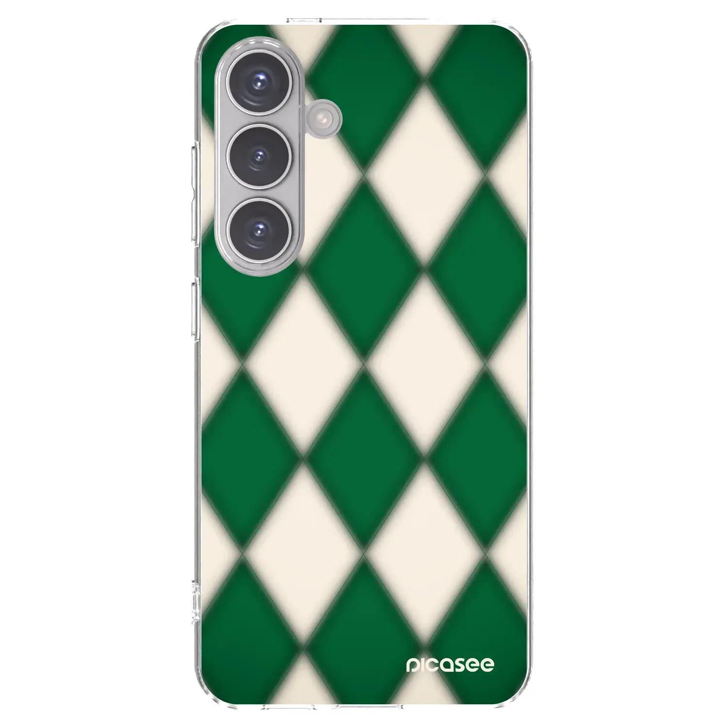 Silikonový průhledný obal pro Samsung Galaxy S24 S921B 5G - Emerald Diamond