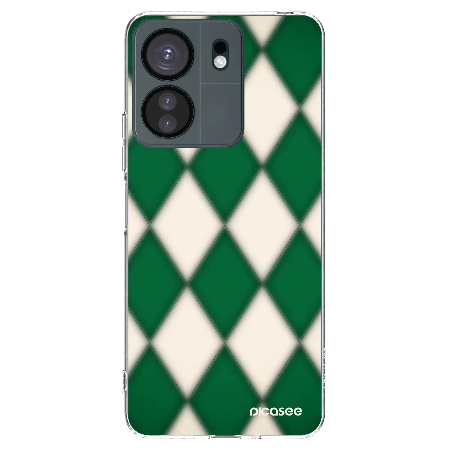 Silikonový průhledný obal pro Xiaomi Redmi 13C 4G - Emerald Diamond