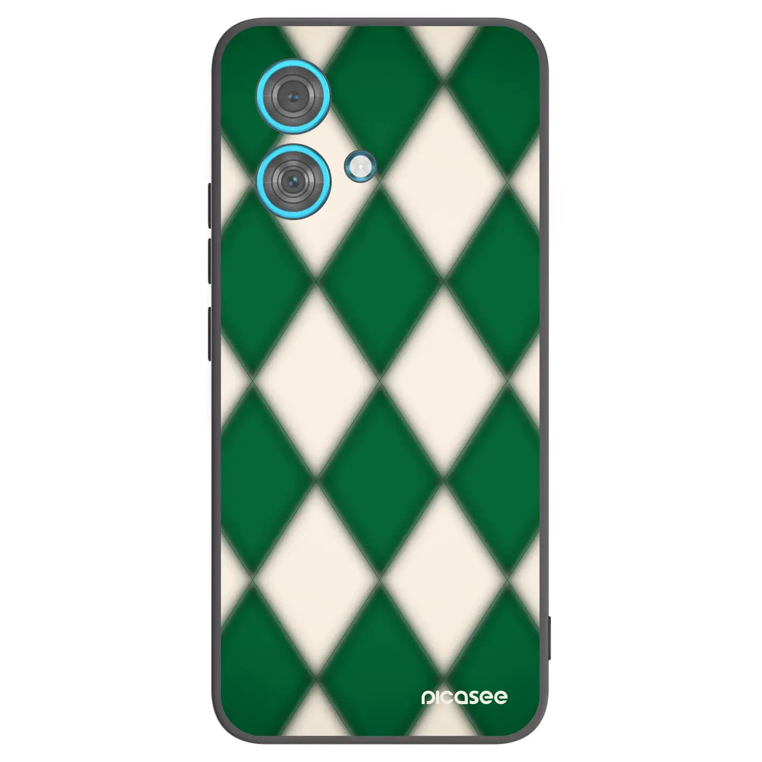 Silikonový černý obal pro Motorola Edge 40 Neo - Emerald Diamond