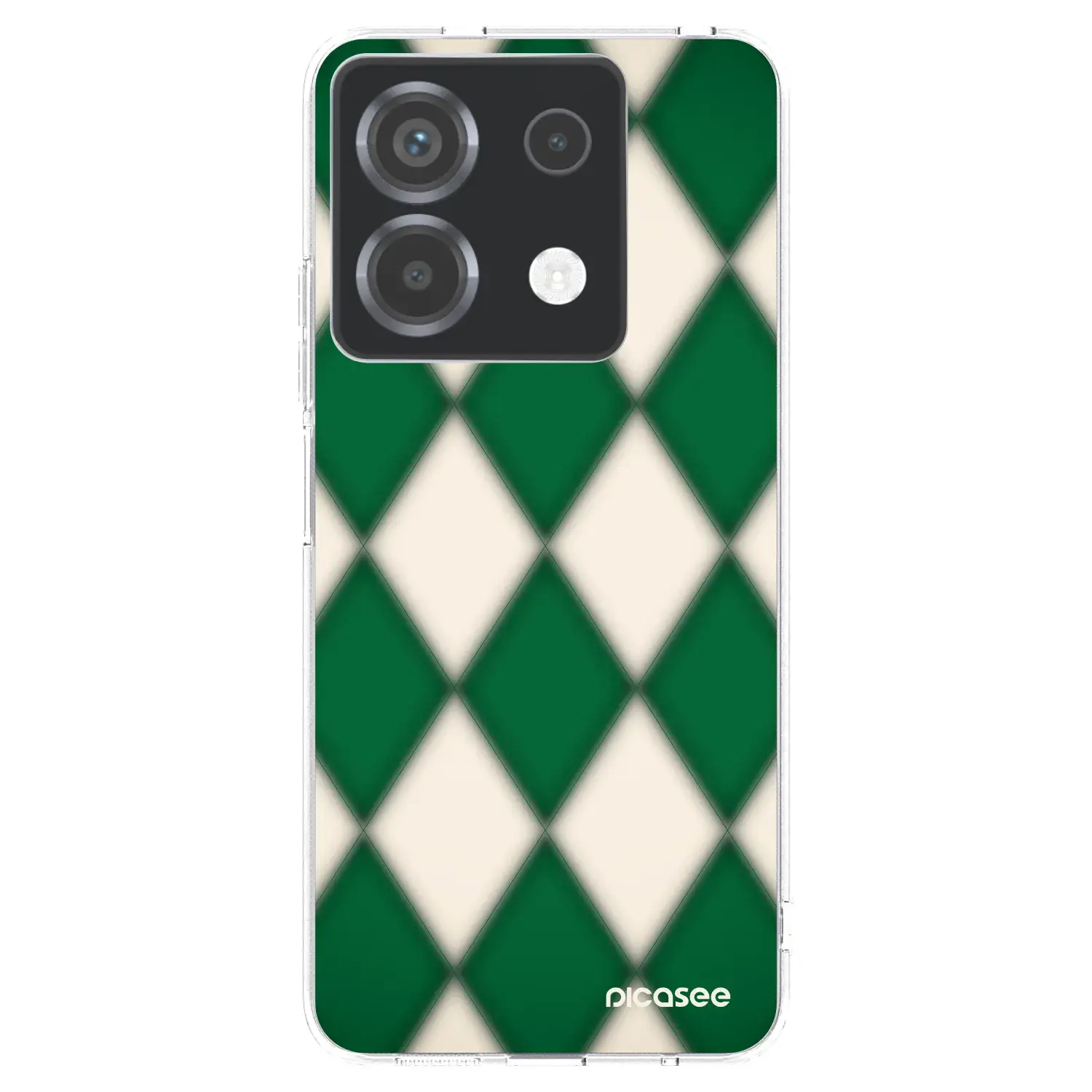 Silikonový průhledný obal pro Xiaomi Poco X6 - Emerald Diamond