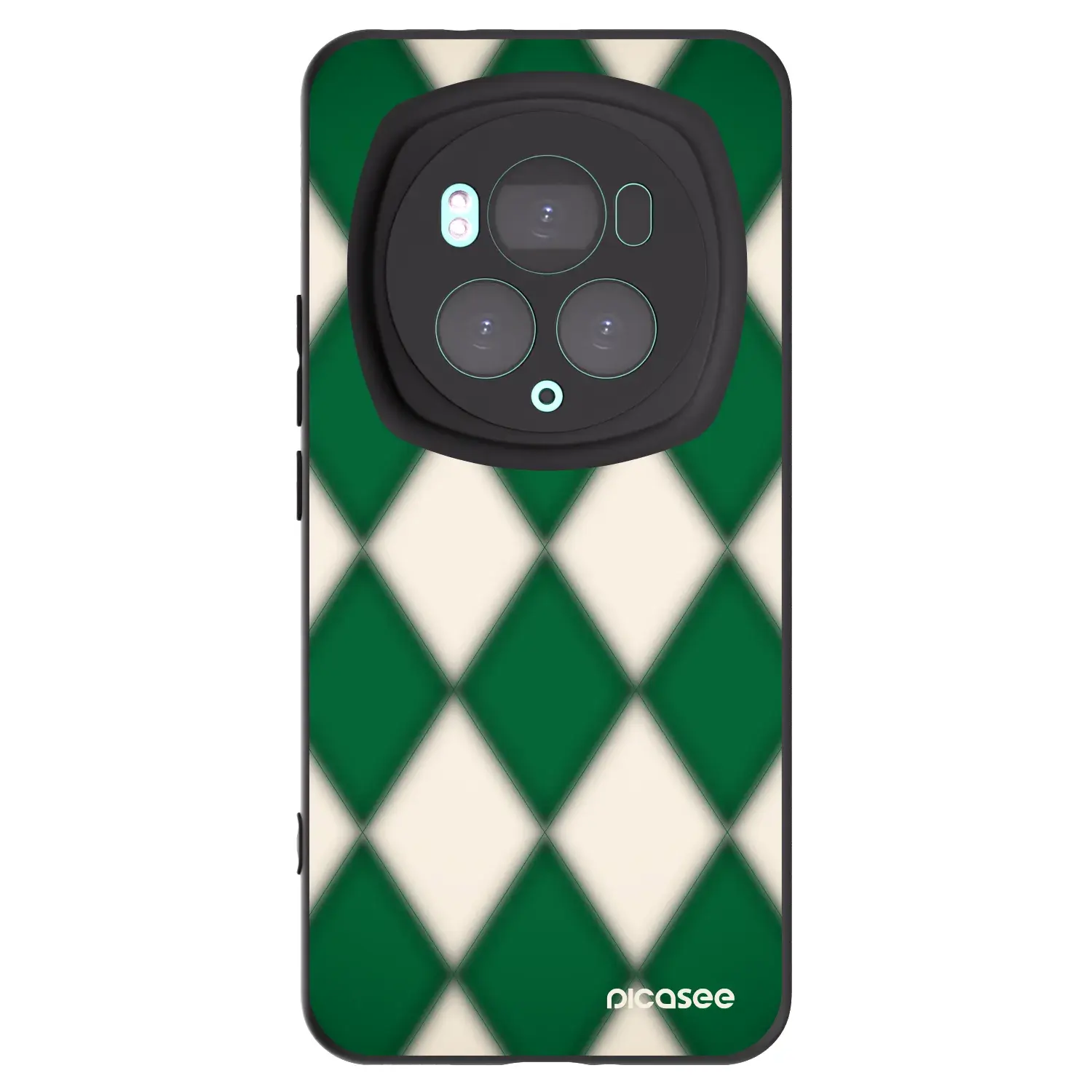 Silikonový černý obal pro Honor Magic6 Pro - Emerald Diamond