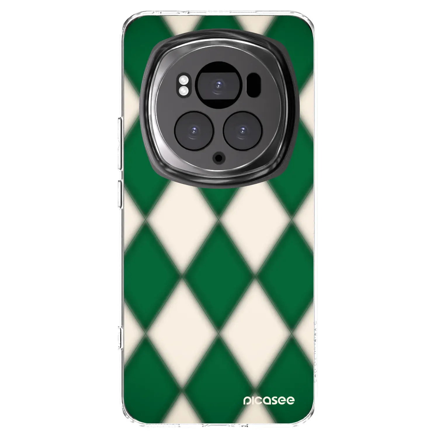 Silikonový průhledný obal pro Honor Magic6 Pro - Emerald Diamond