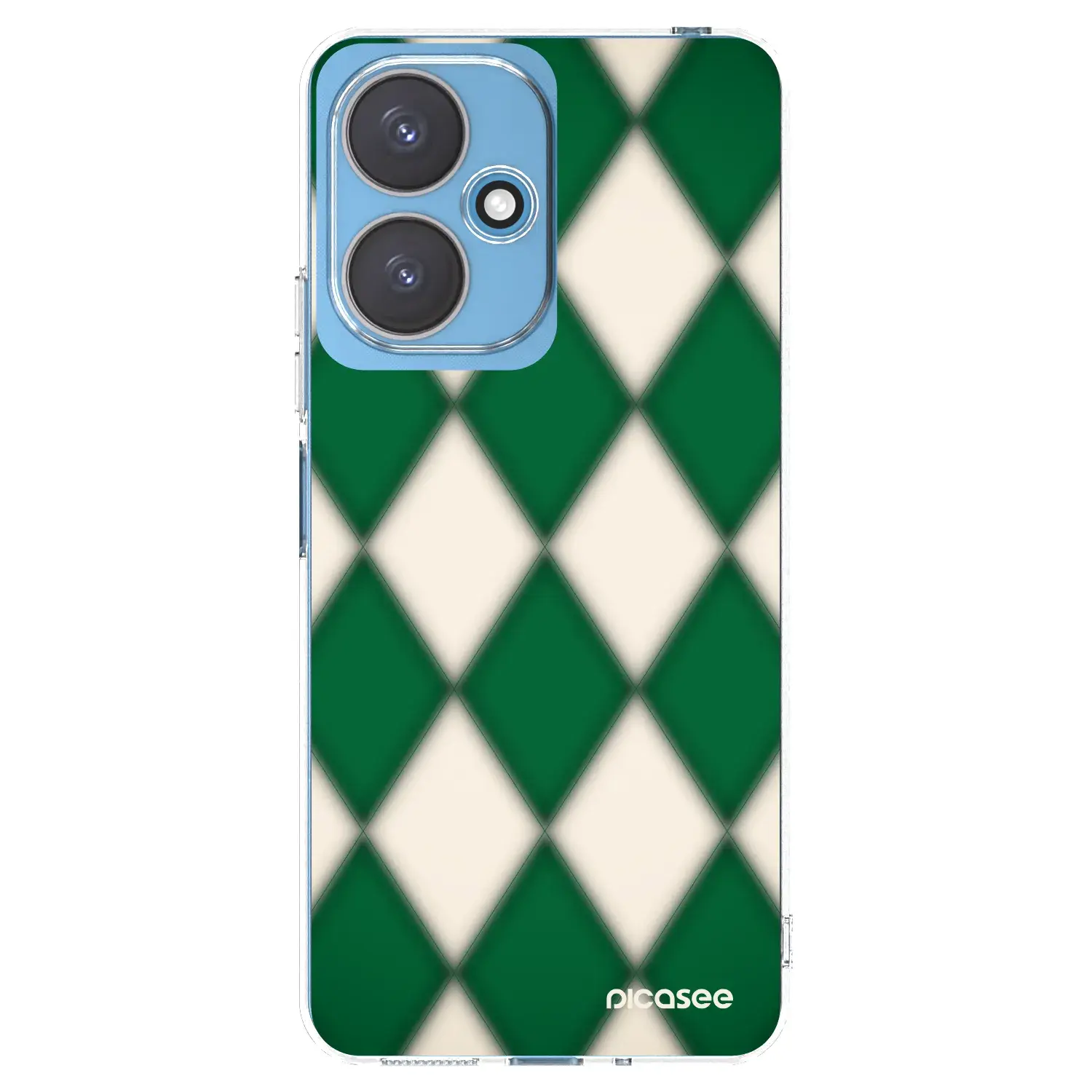 Silikonový průhledný obal pro Xiaomi Redmi 13C 5G - Emerald Diamond
