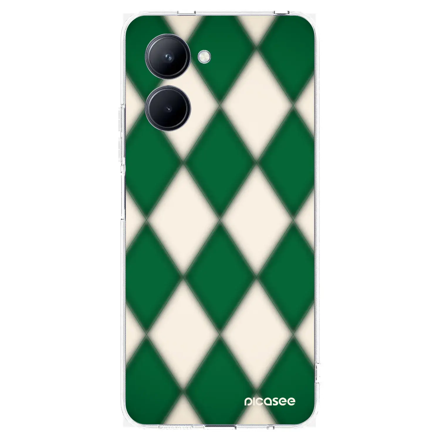 Silikonový průhledný obal pro Realme C33 (2023) - Emerald Diamond