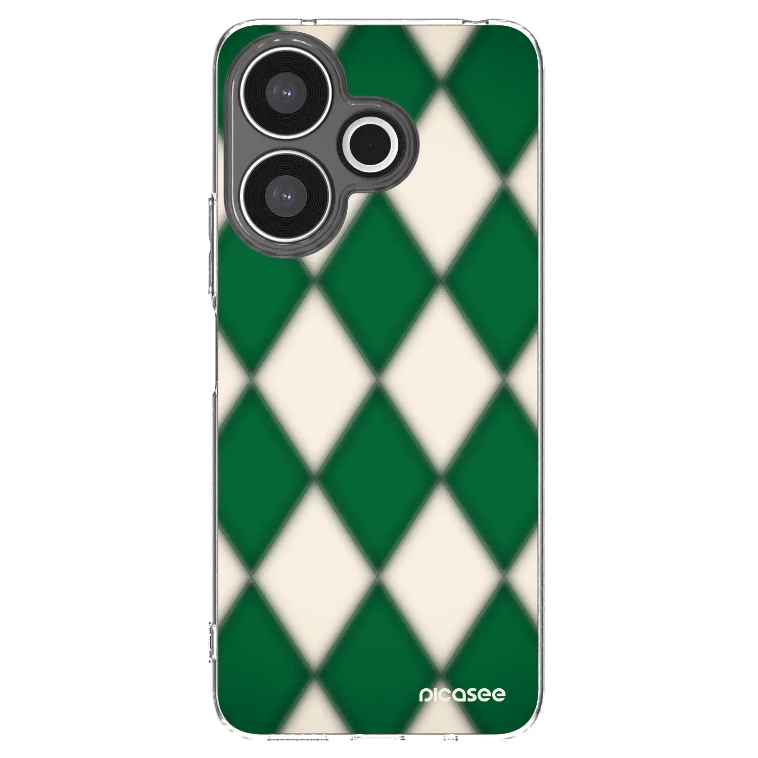 Silikonový průhledný obal pro Xiaomi Redmi 13 4G - Emerald Diamond