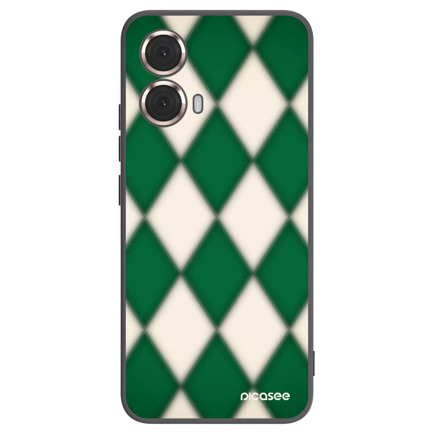 Silikonový černý obal pro Motorola Moto G85 - Emerald Diamond