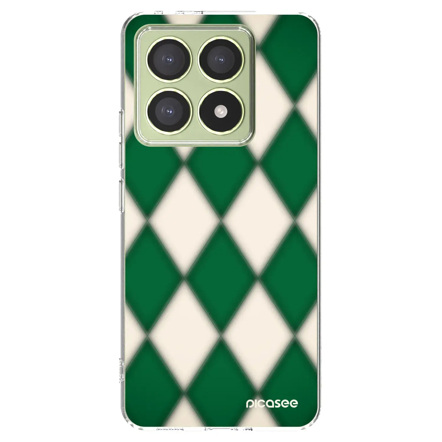 Silikonový průhledný obal pro Xiaomi 14T - Emerald Diamond