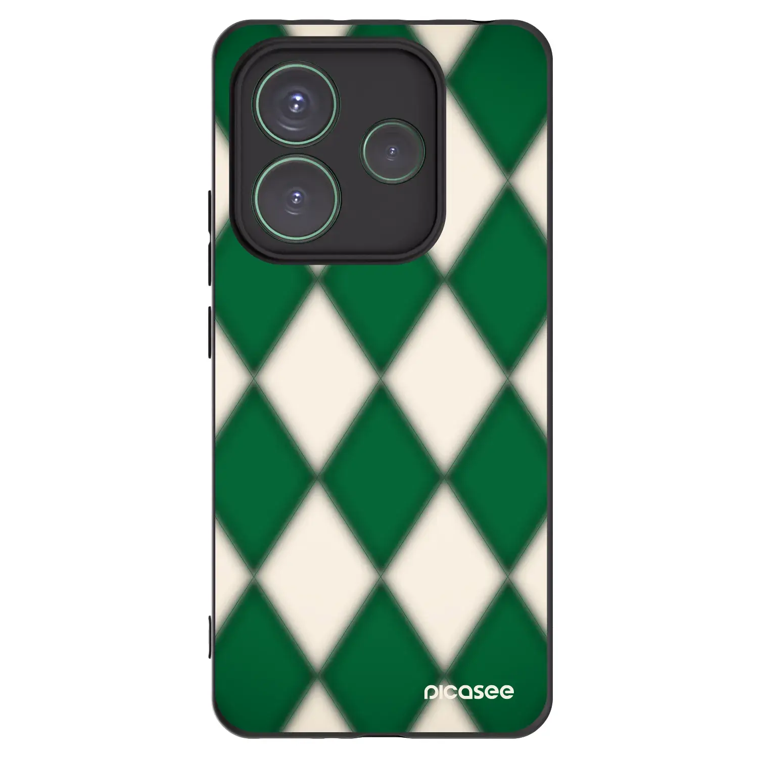 Silikonový černý obal pro Xiaomi Redmi Note 14 5G - Emerald Diamond