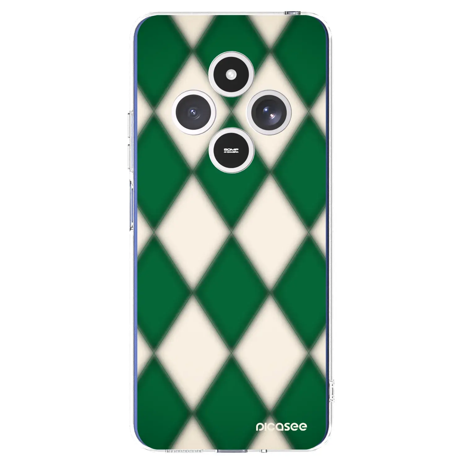 Silikonový průhledný obal pro Xiaomi Redmi 14C - Emerald Diamond