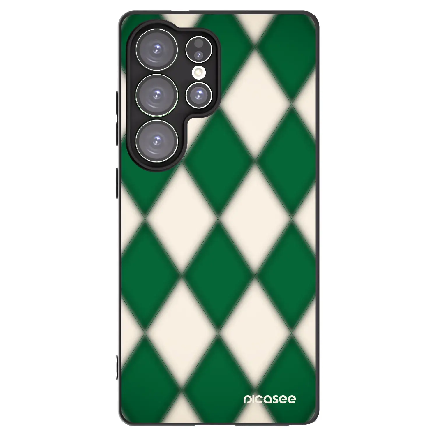 Silikonový černý obal pro Samsung Galaxy S25 Ultra 5G - Emerald Diamond