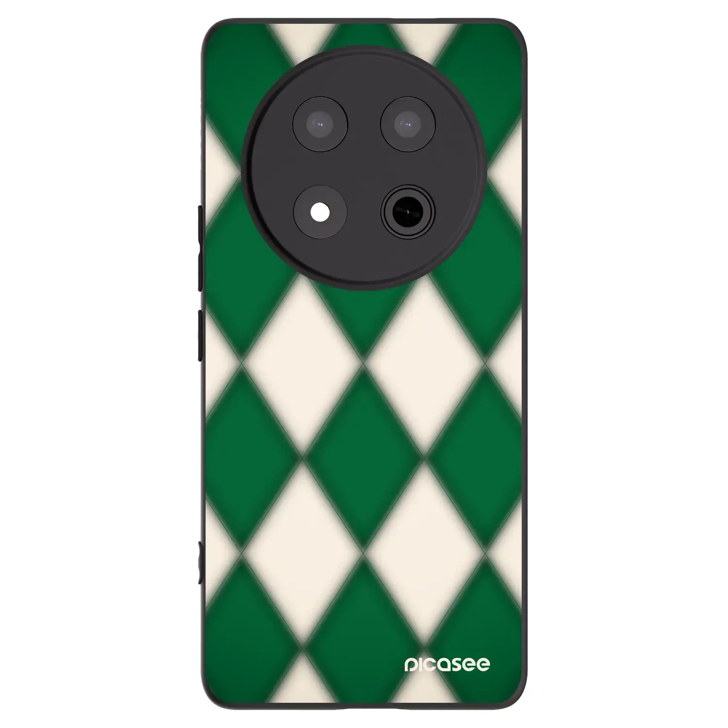 Silikonový černý obal pro Honor Magic7 Lite 5G - Emerald Diamond