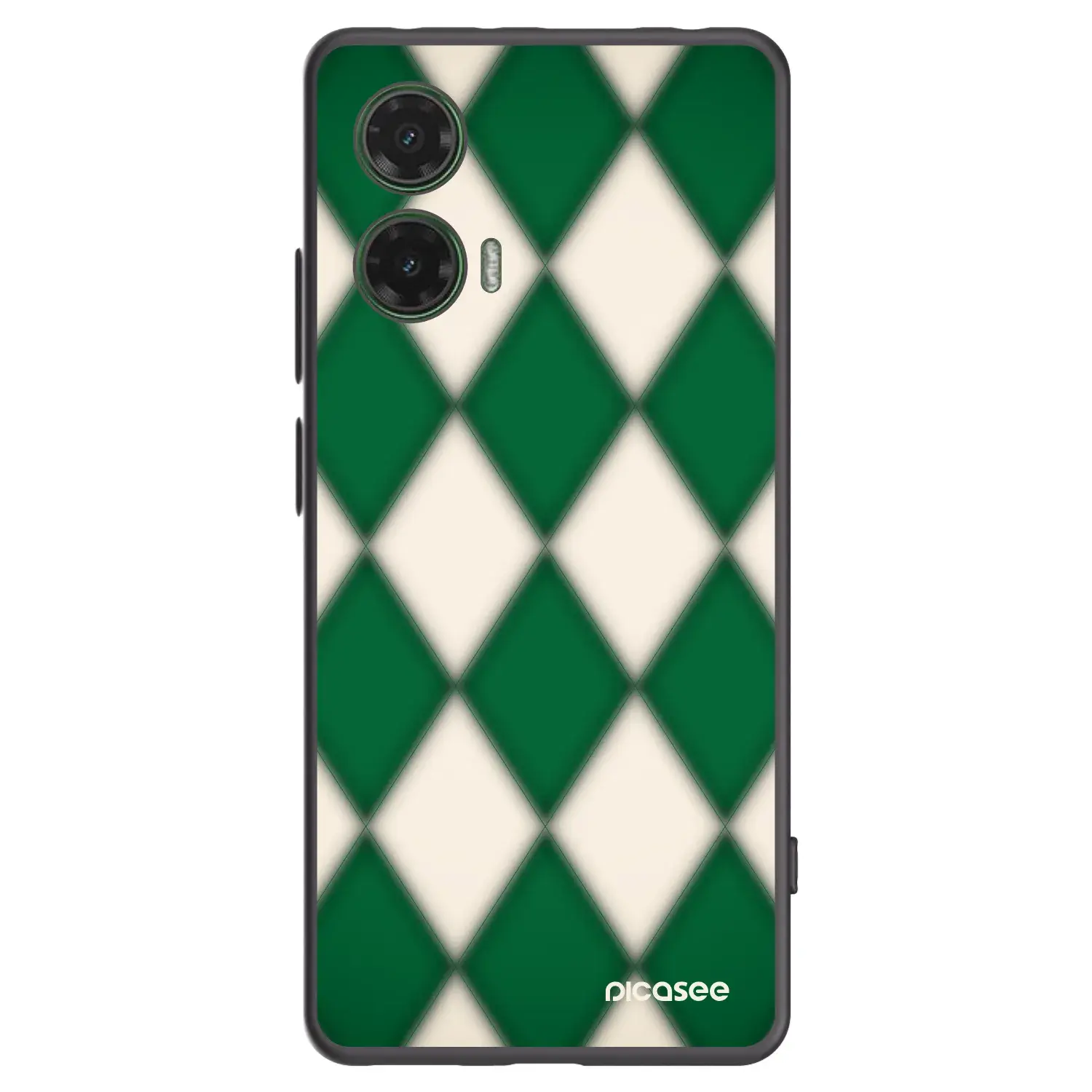 Silikonový černý obal pro Motorola Moto G35 5G - Emerald Diamond