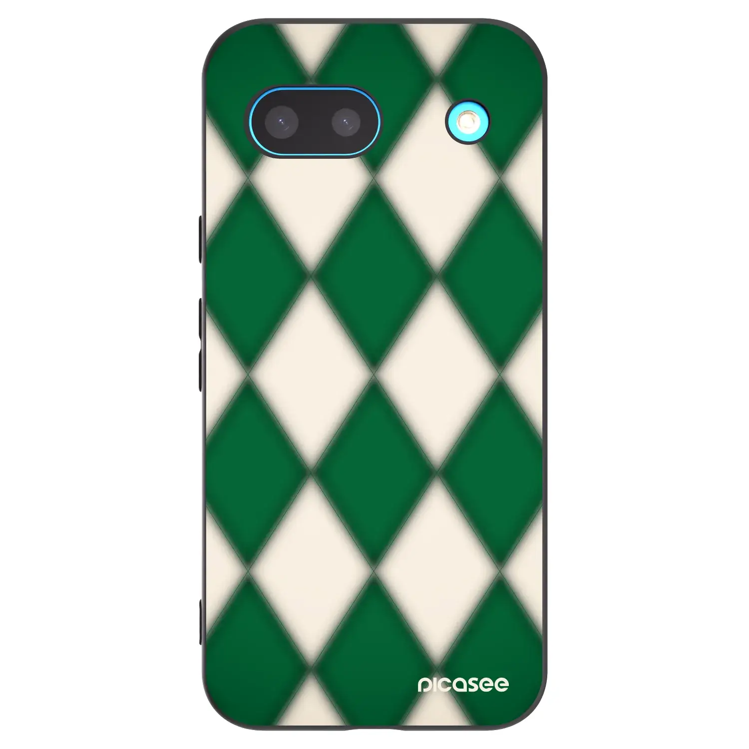 Silikonový černý obal pro Google Pixel 8a - Emerald Diamond