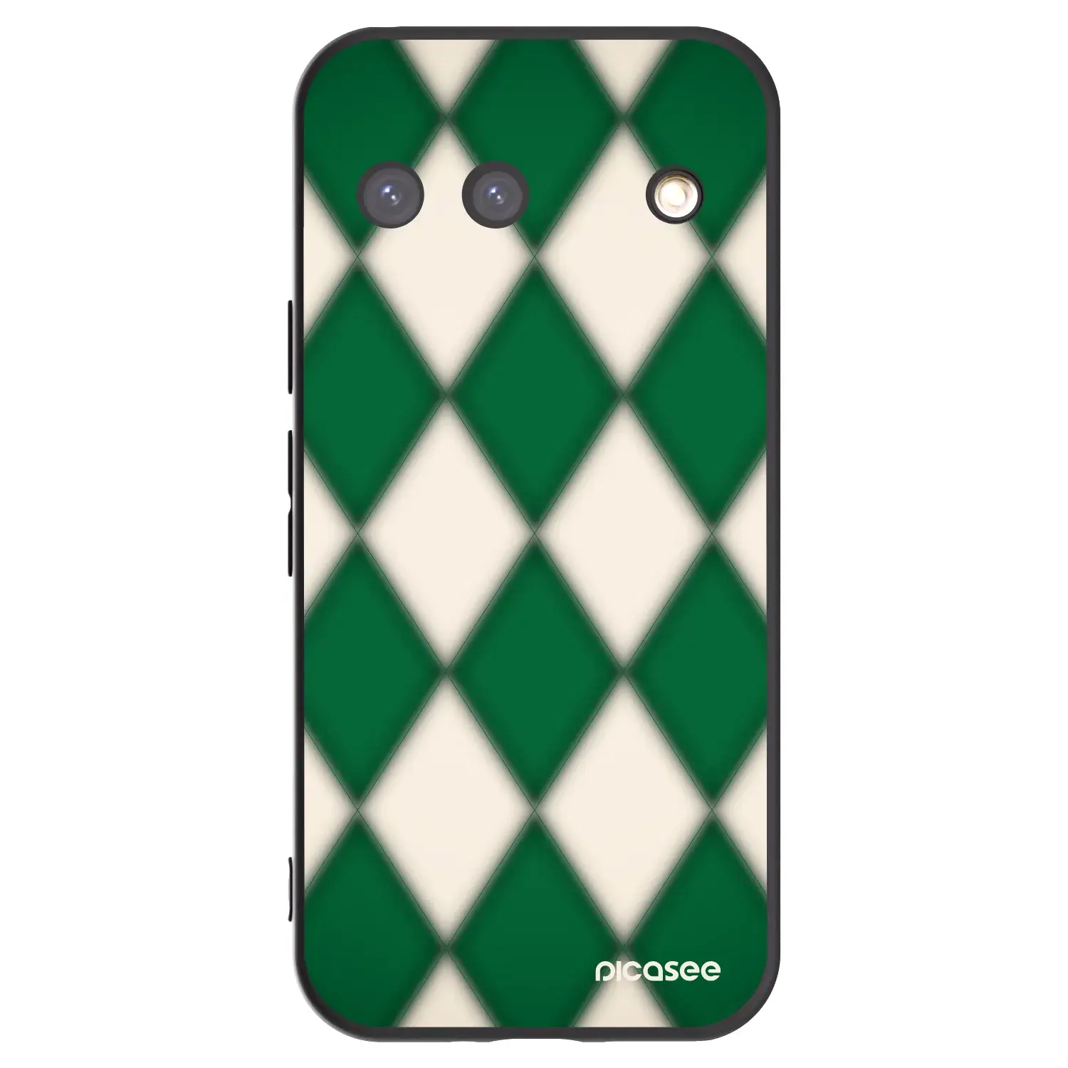 Silikonový černý obal pro Google Pixel 9 - Emerald Diamond