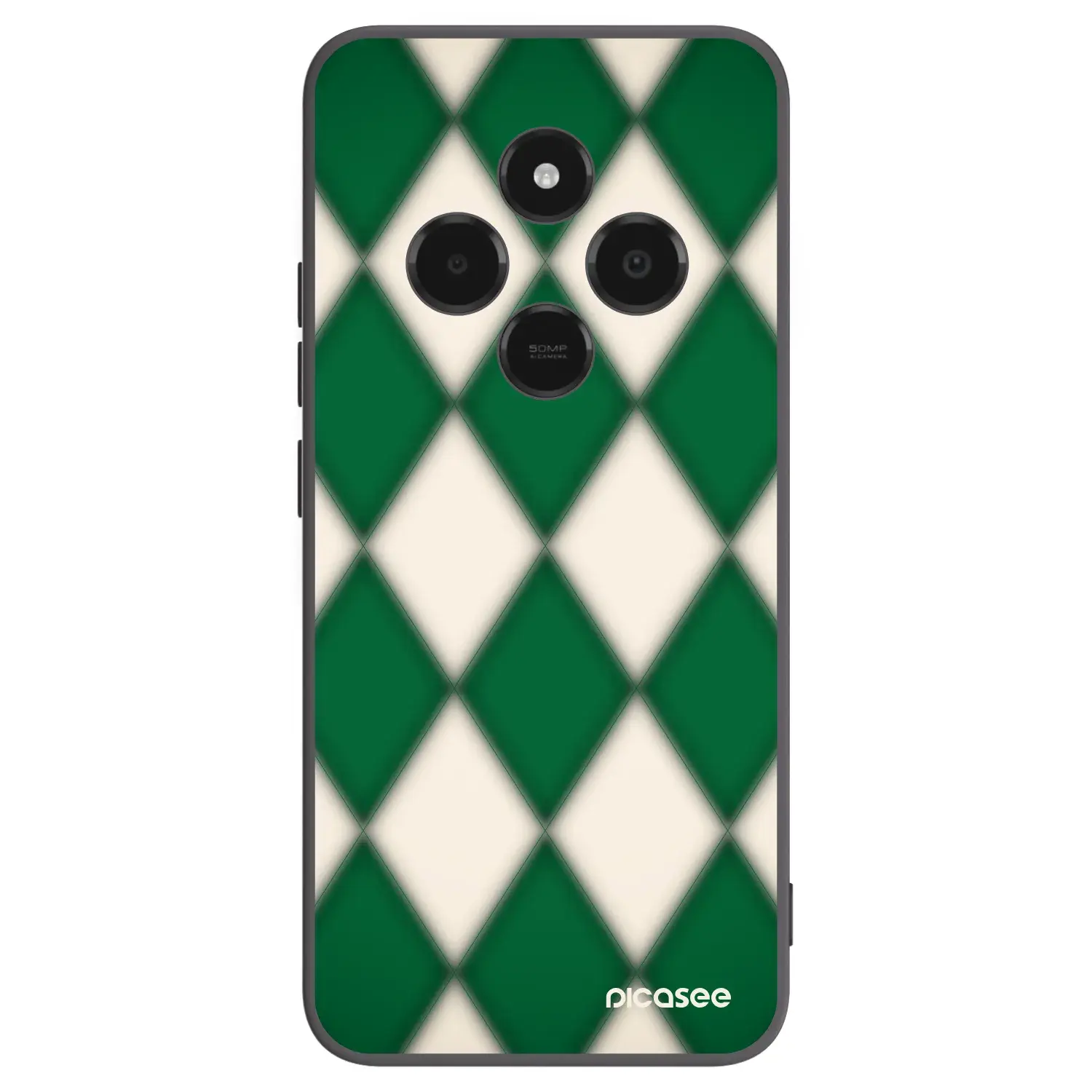 Silikonový černý obal pro Xiaomi Poco C75 - Emerald Diamond
