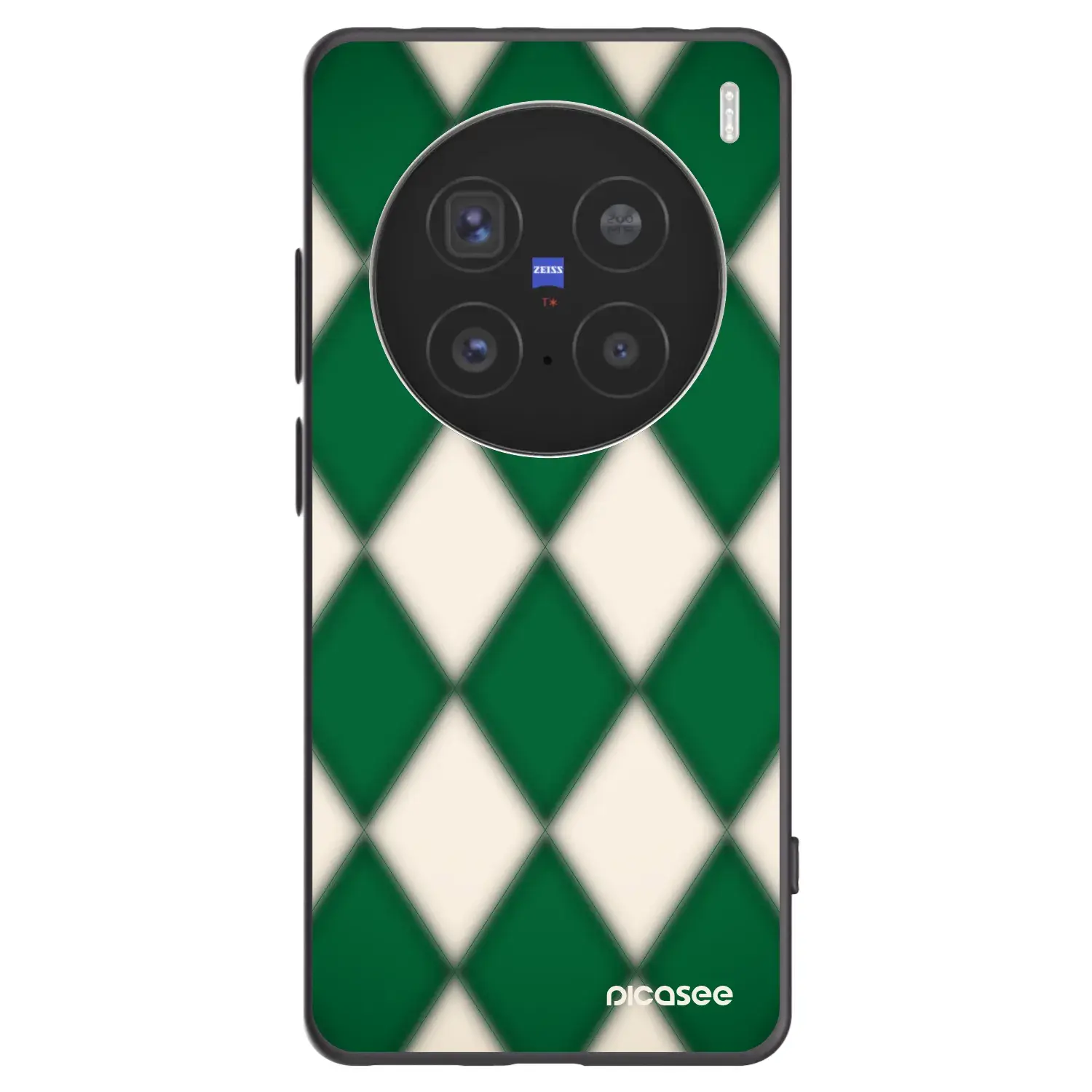 Silikonový černý obal pro Vivo X200 Pro - Emerald Diamond